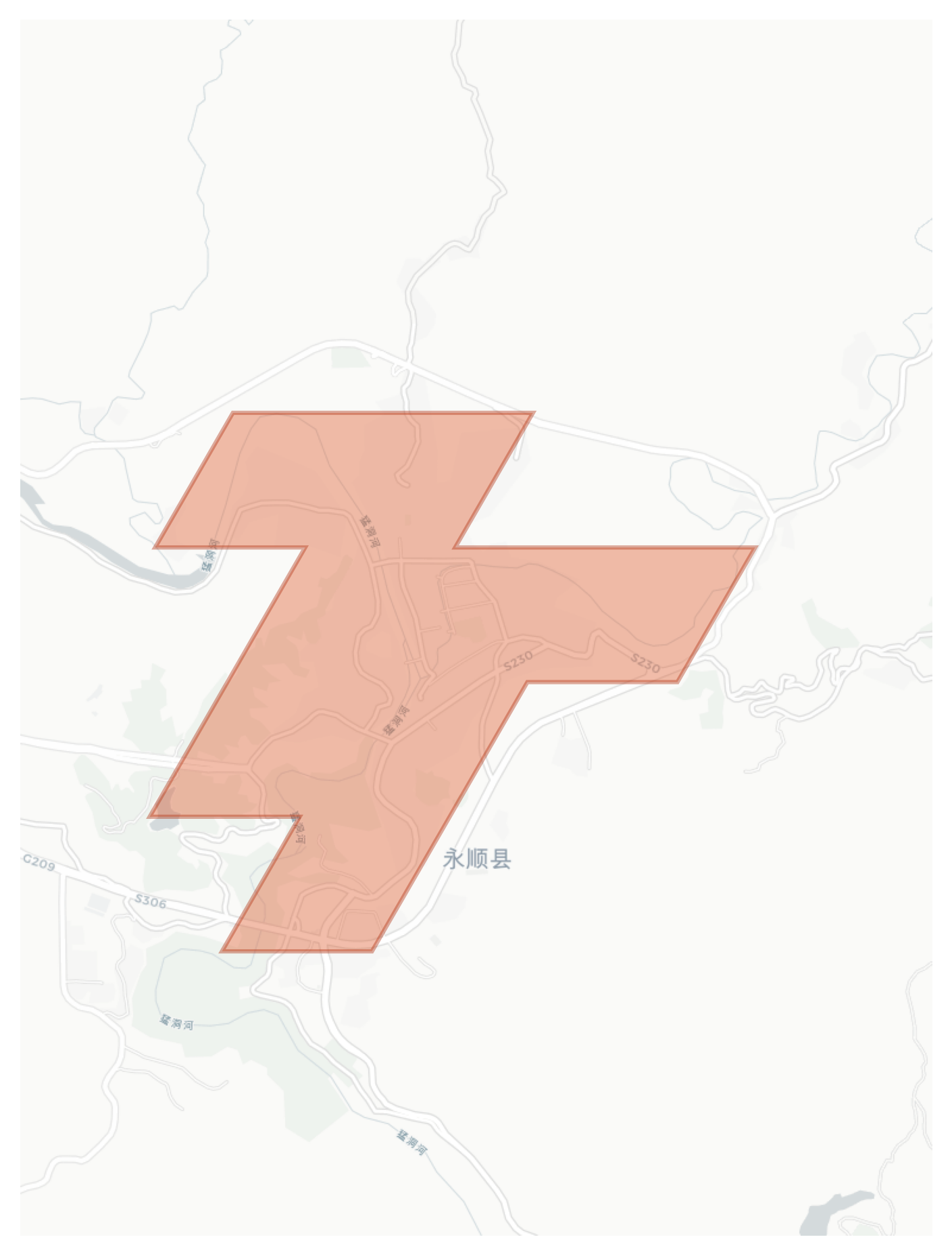 Lingxi geographic map