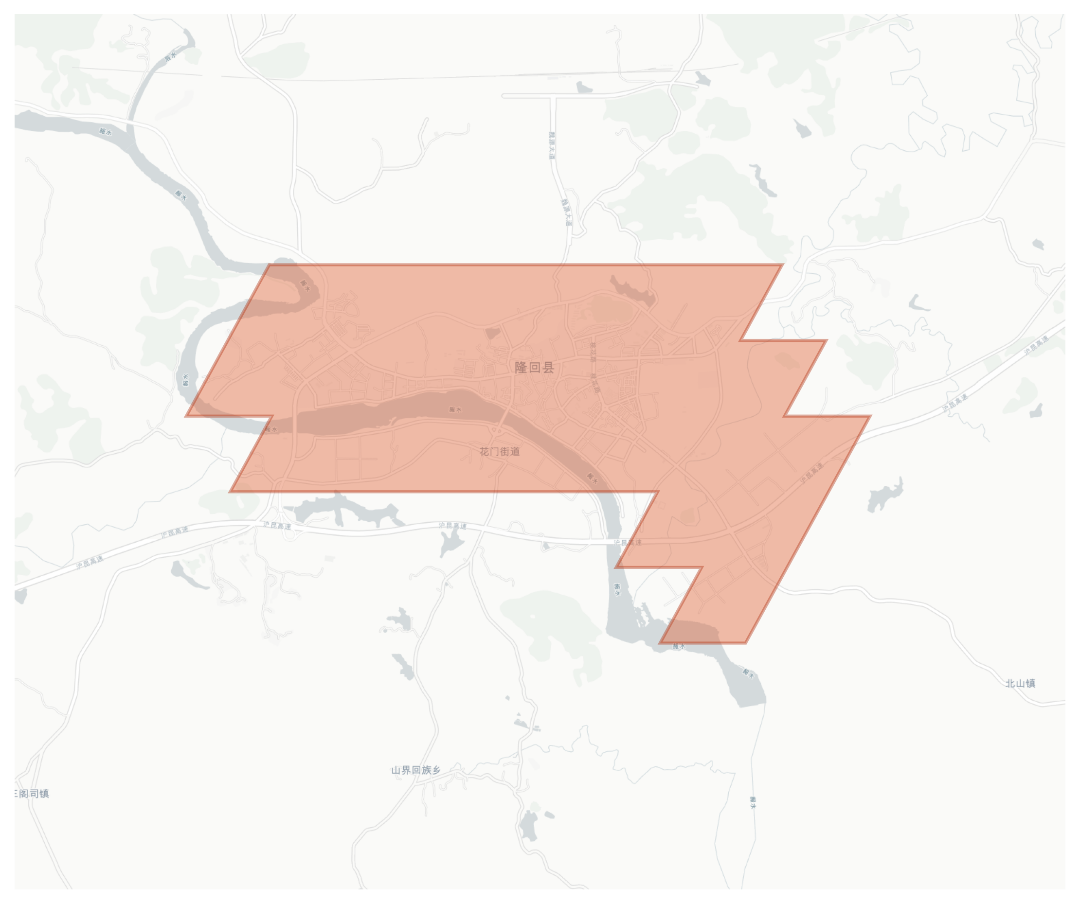 Longhui geographic map