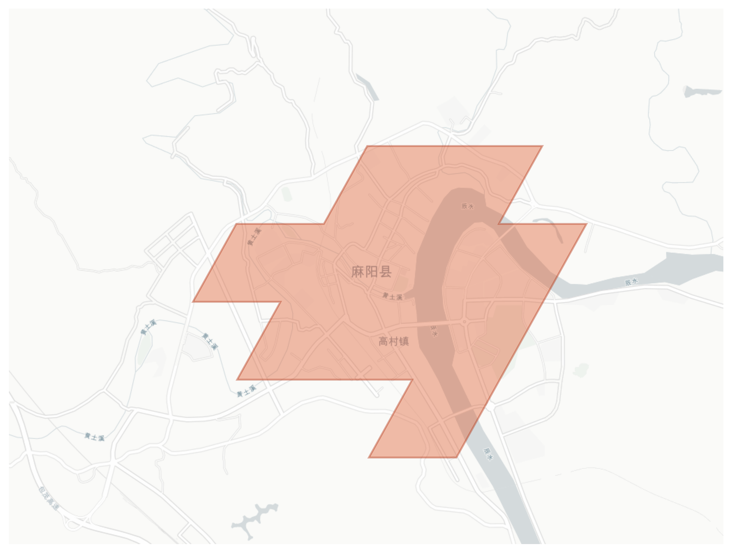 Mayang geographic map