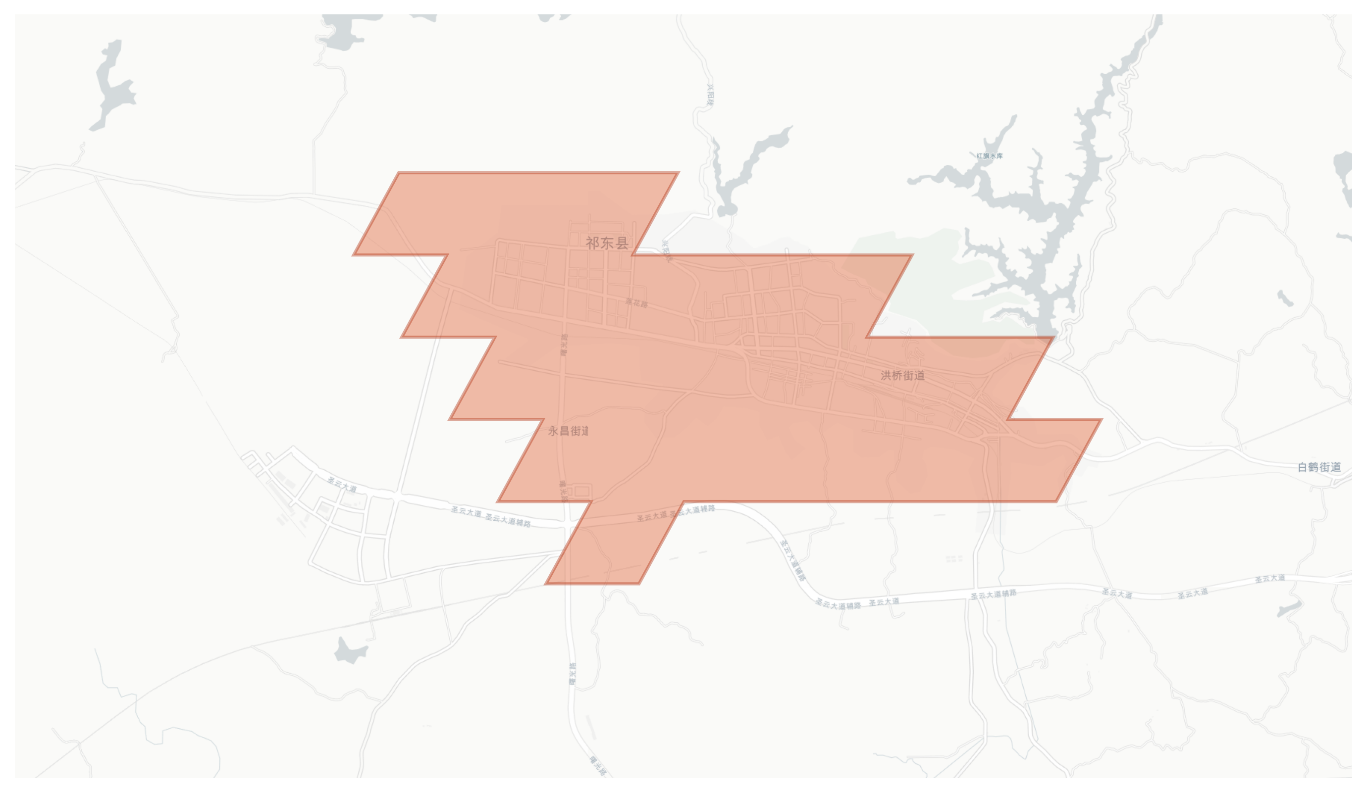 Qidong geographic map