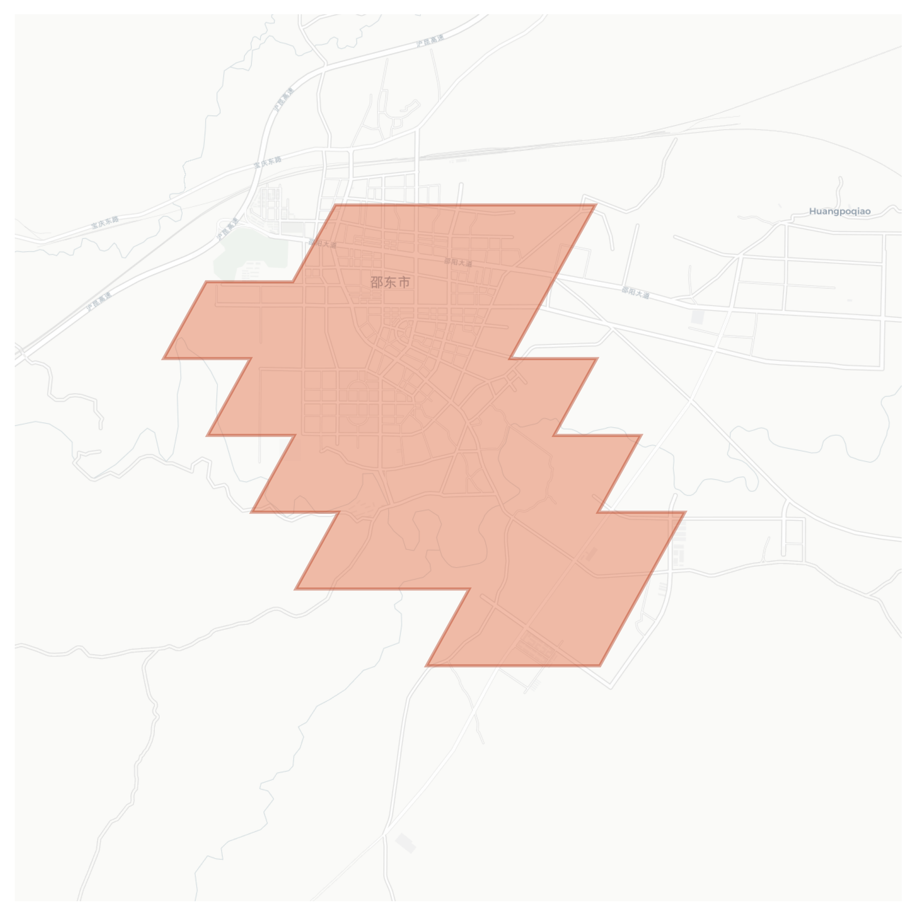 Shaodong geographic map