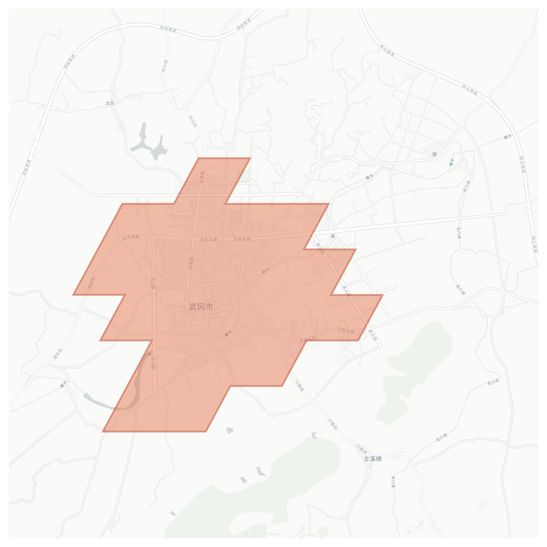 Wugang geographic map
