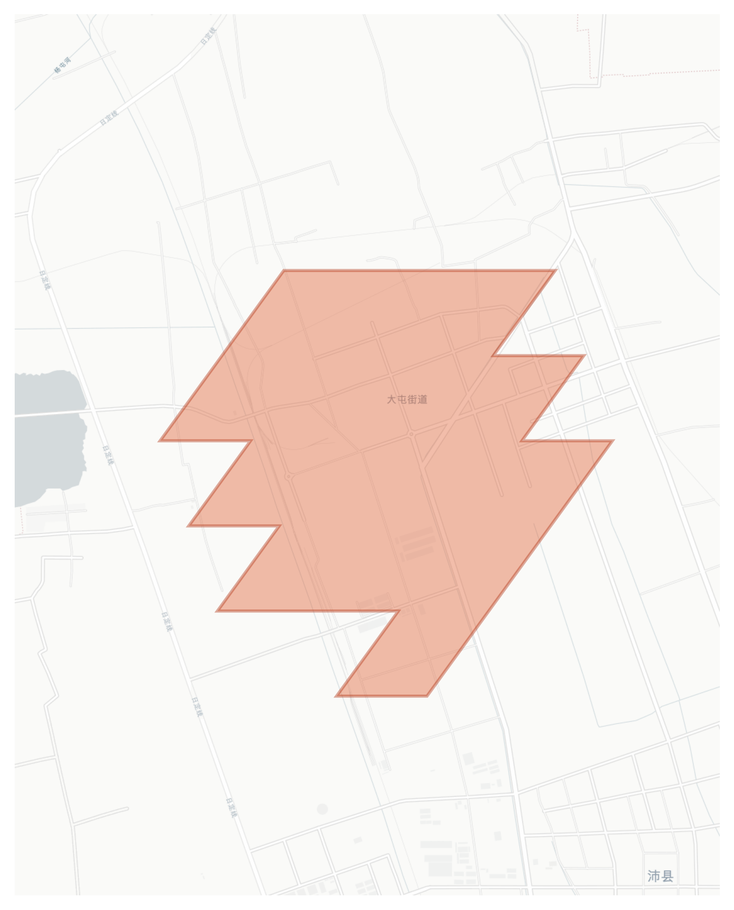 Datun geographic map