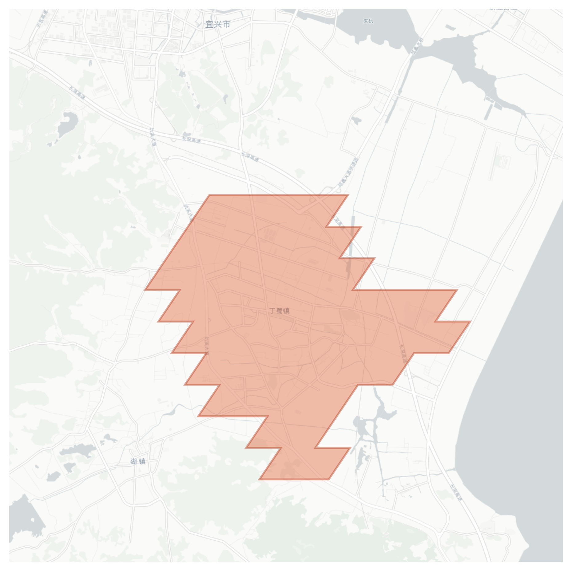 Dingshu geographic map