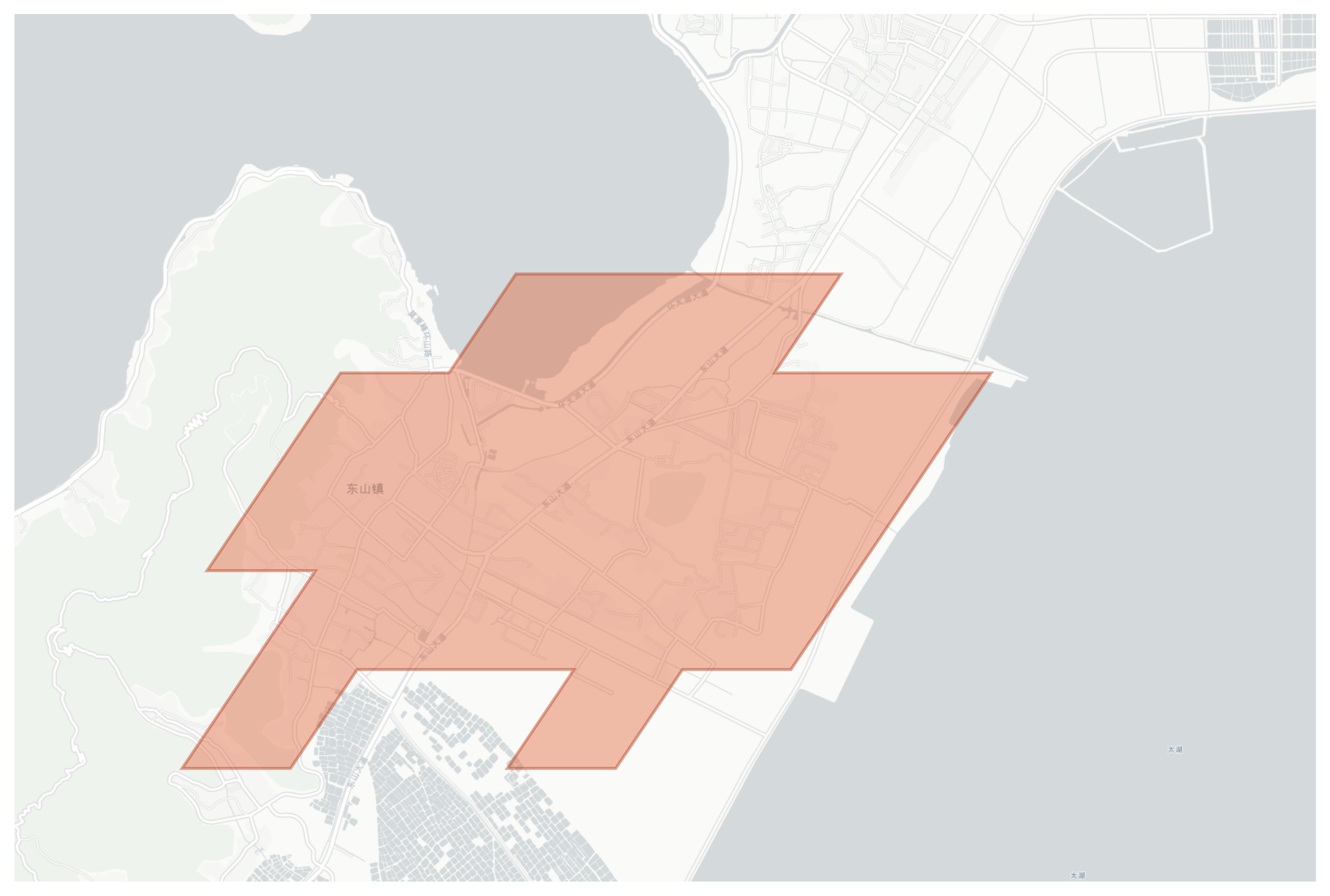 Dongshan geographic map