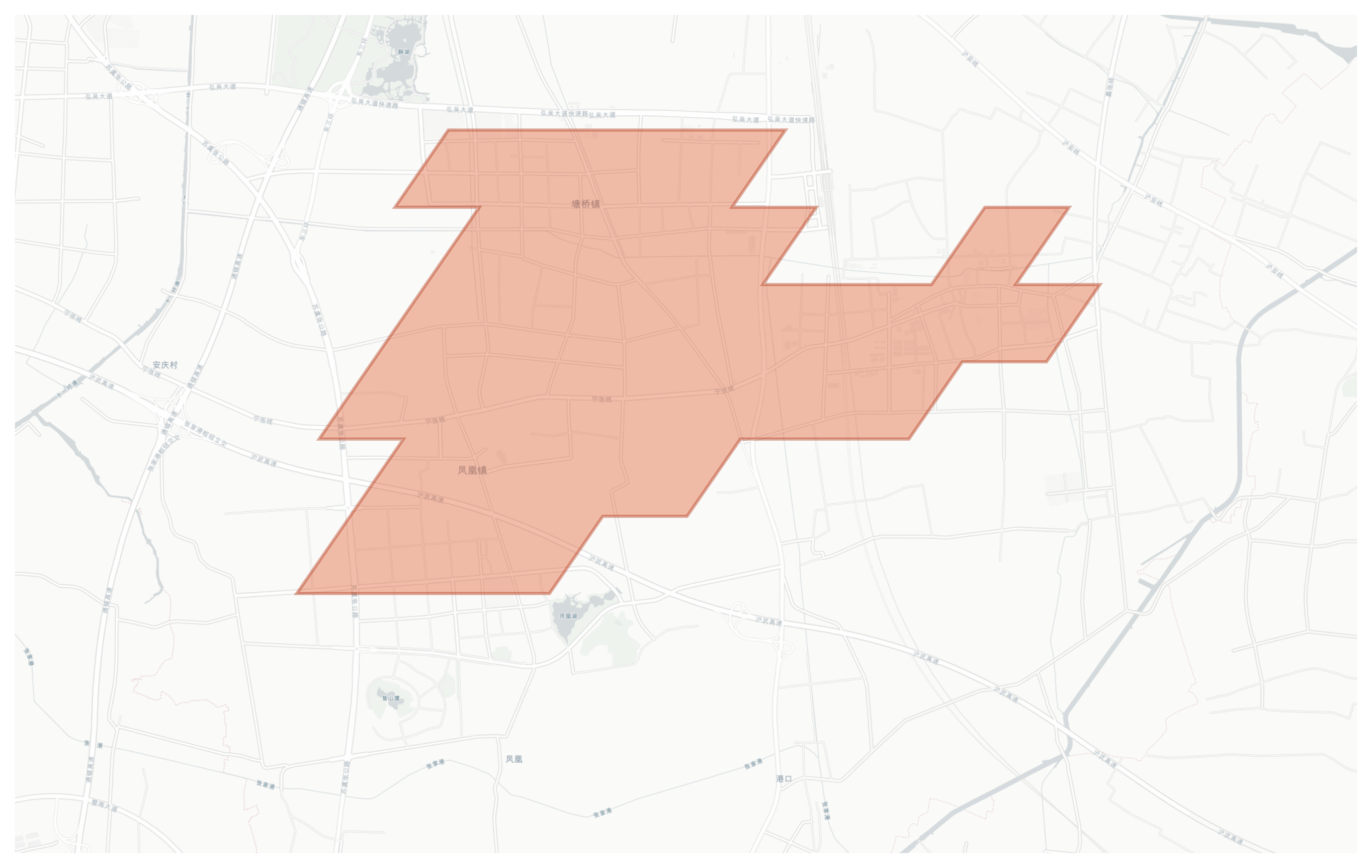 Fenghuang geographic map