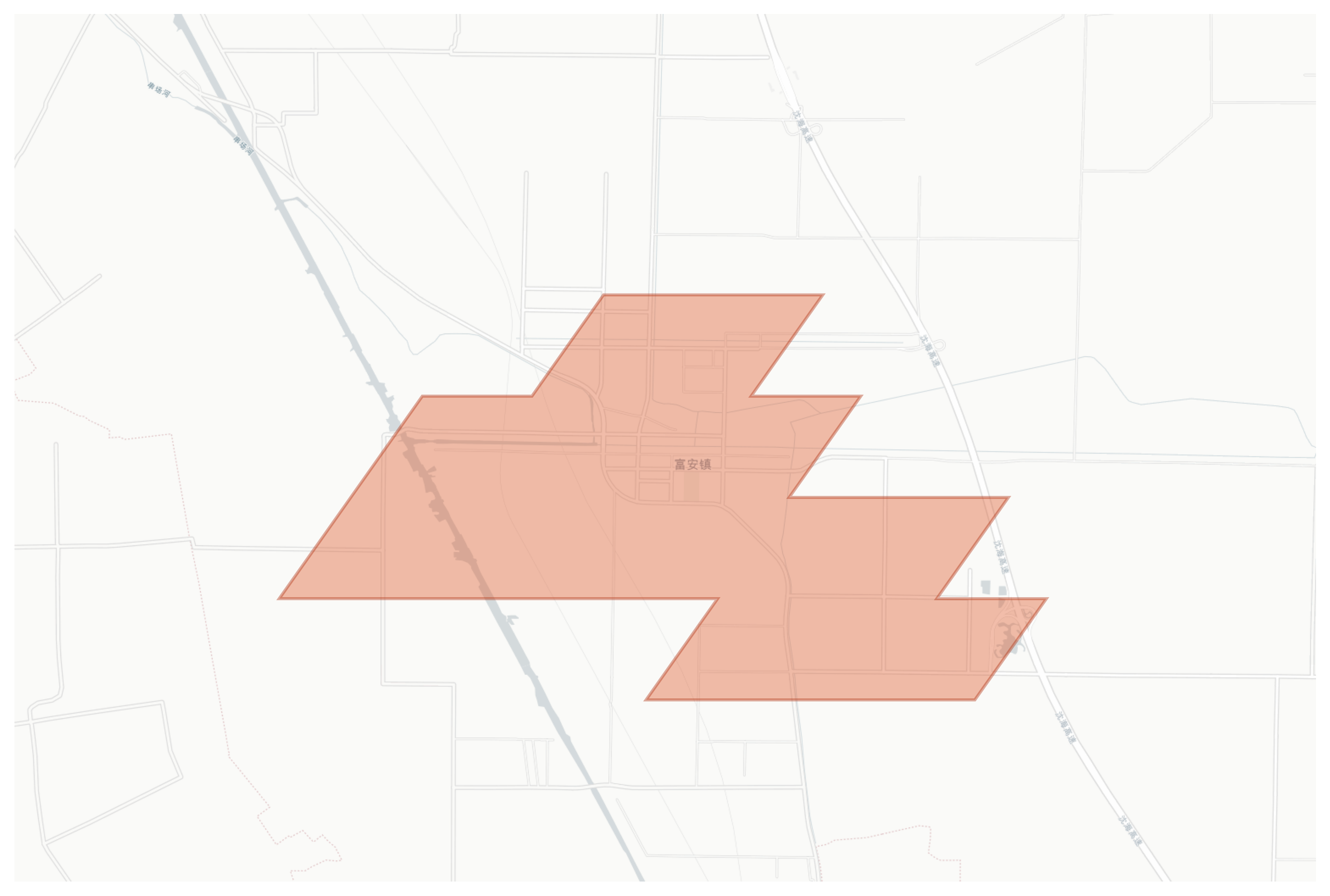 富安镇 geographic map