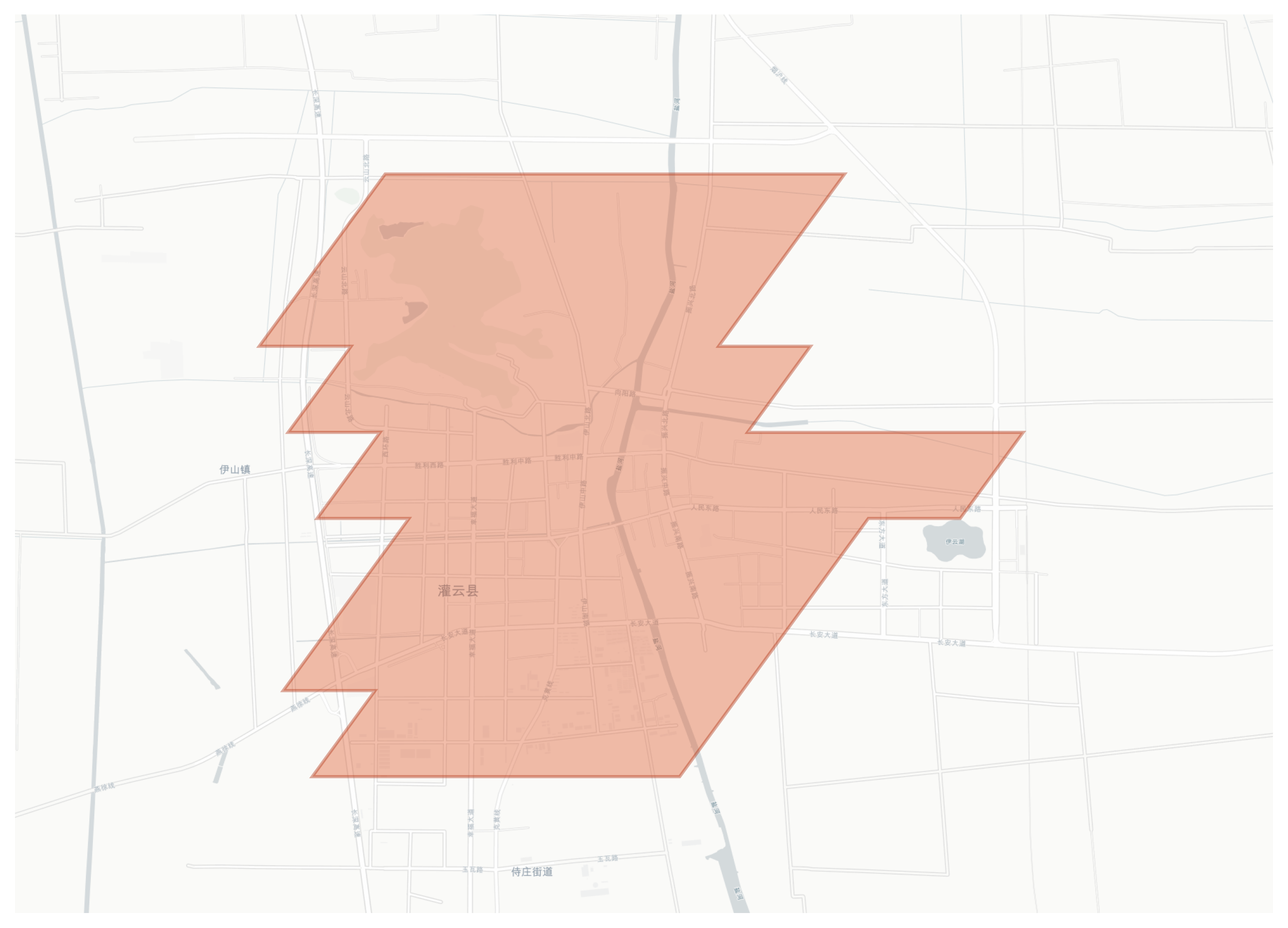 Guanyun geographic map