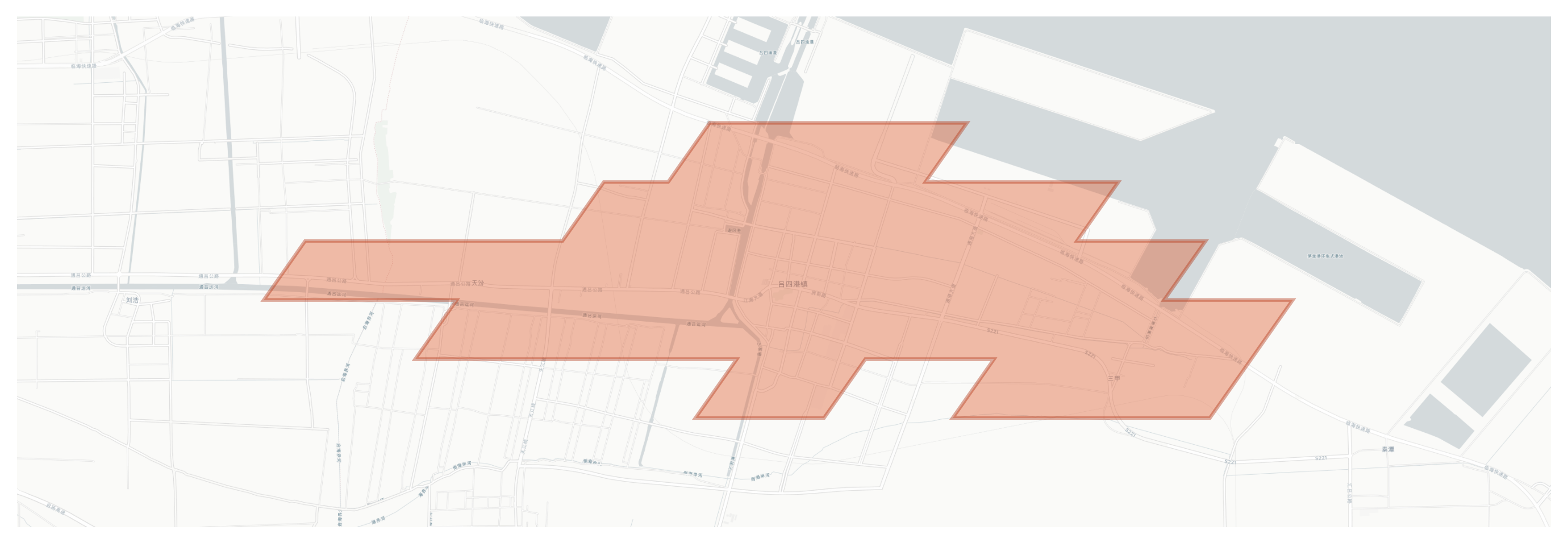 Lvsigang geographic map