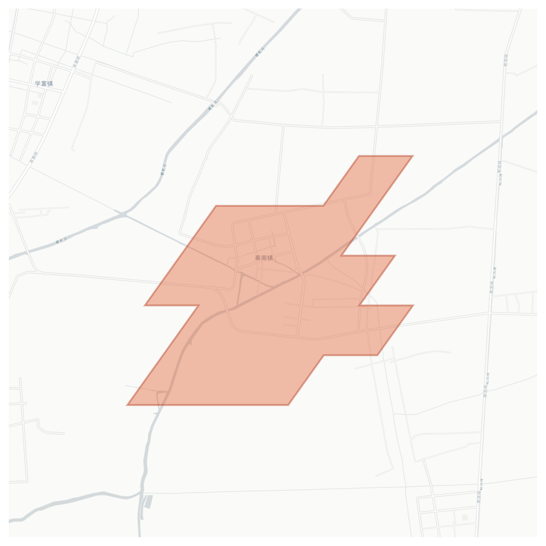 Qinnan geographic map