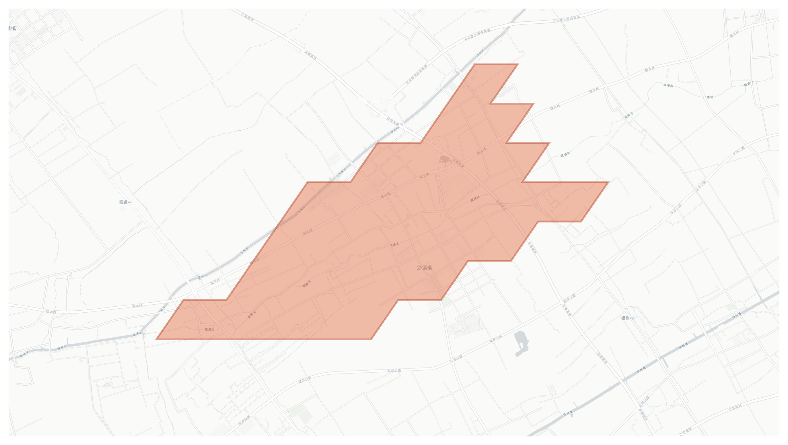 Shaxi geographic map