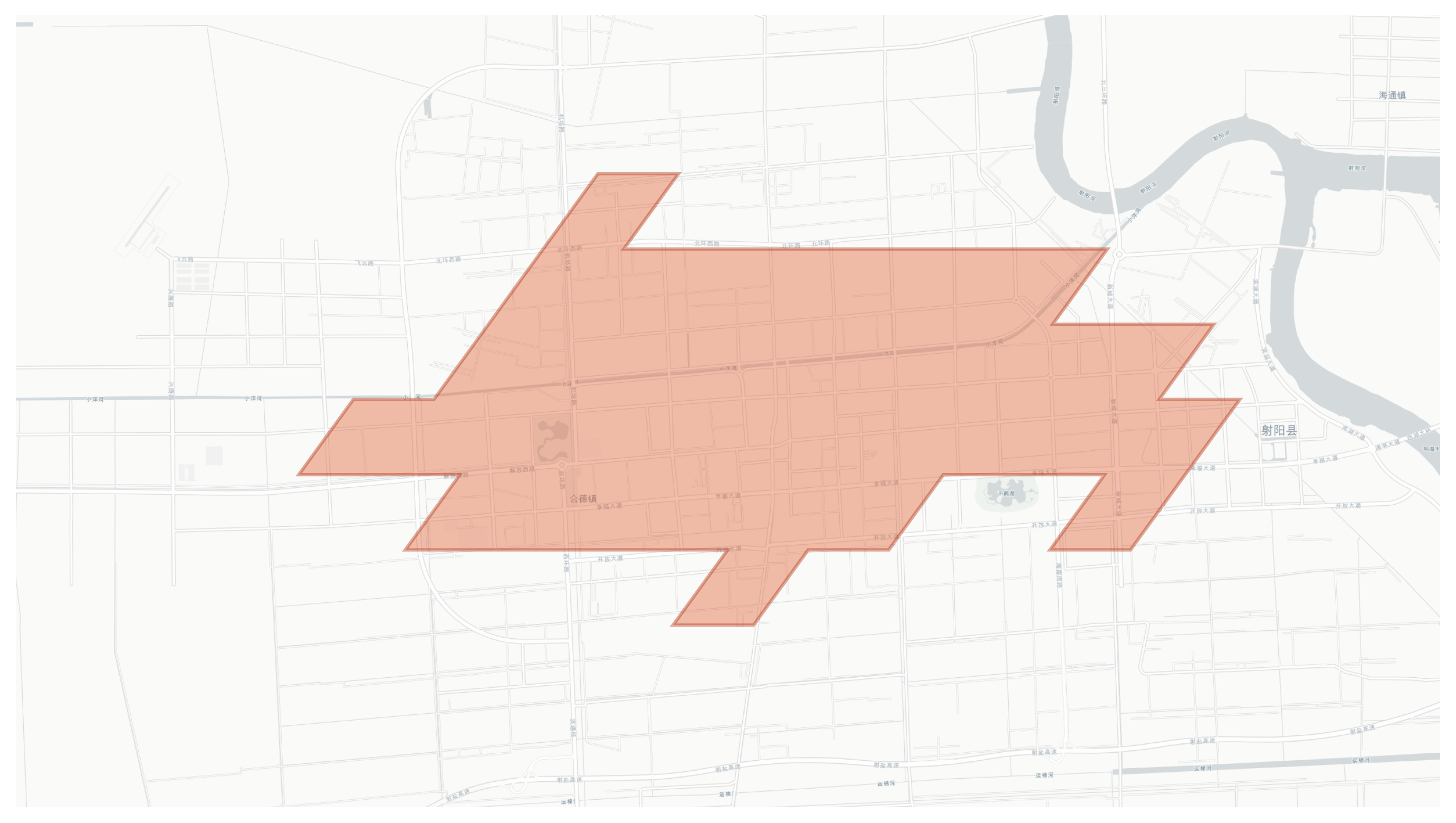 Sheyang geographic map