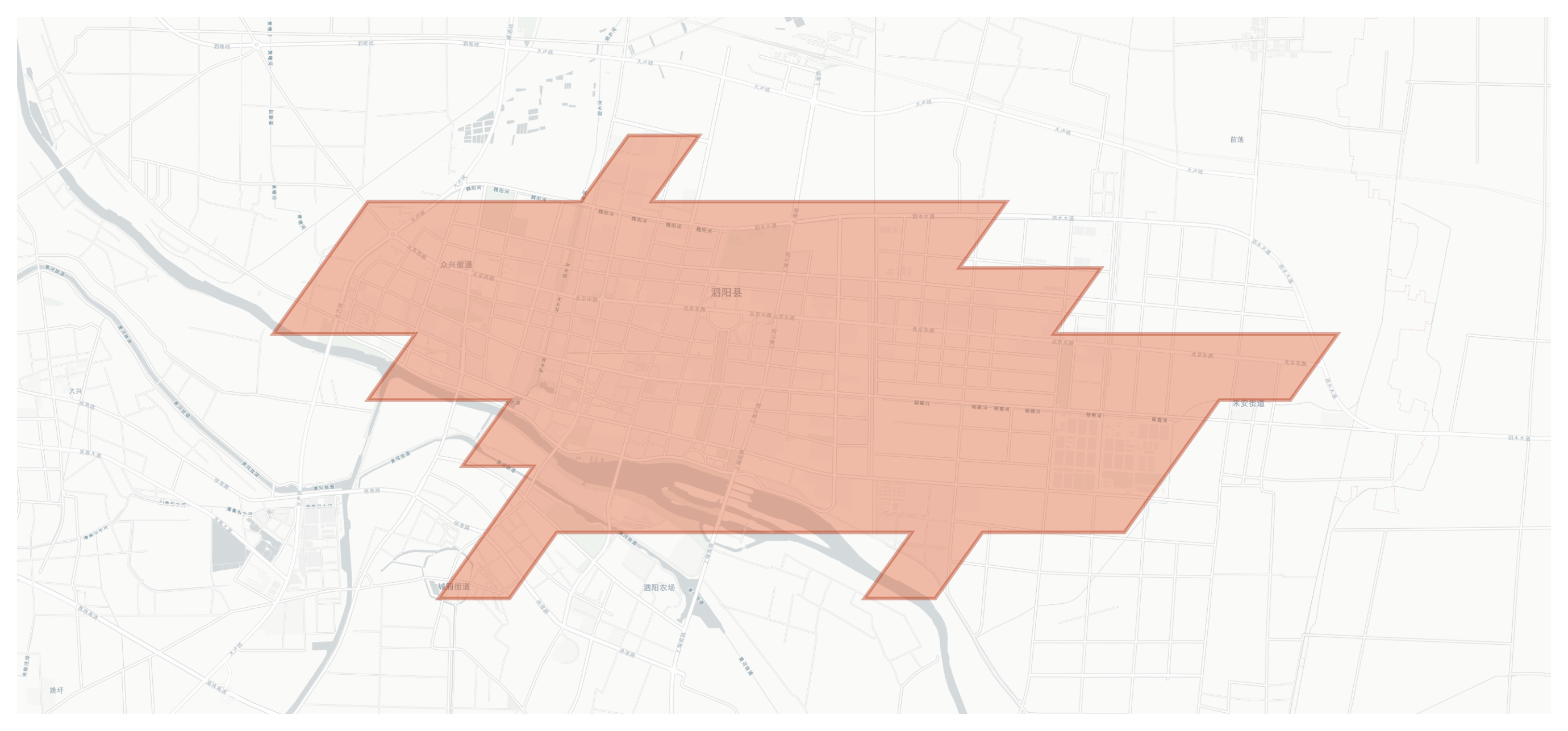 Siyang geographic map