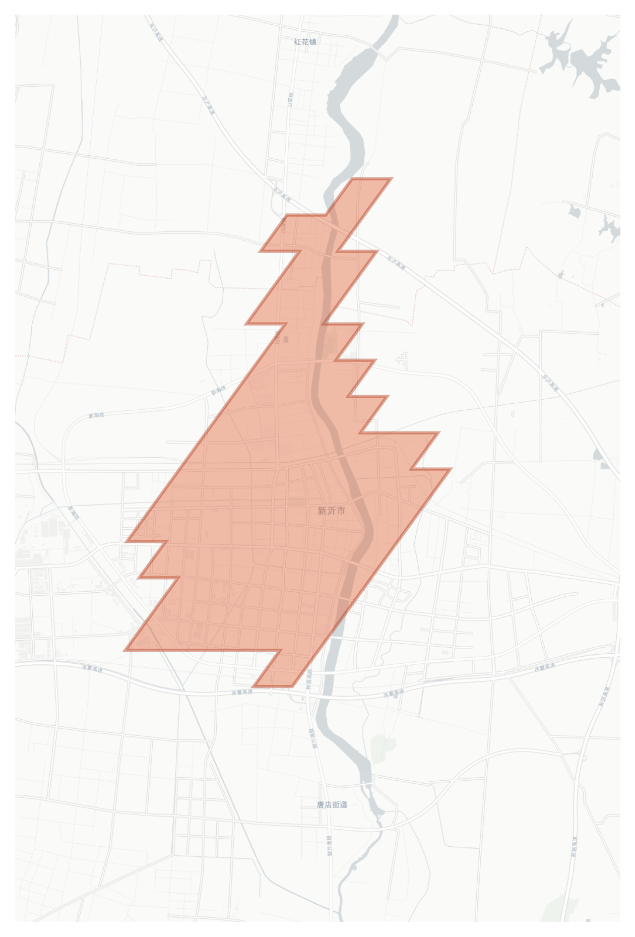 Xinyi geographic map