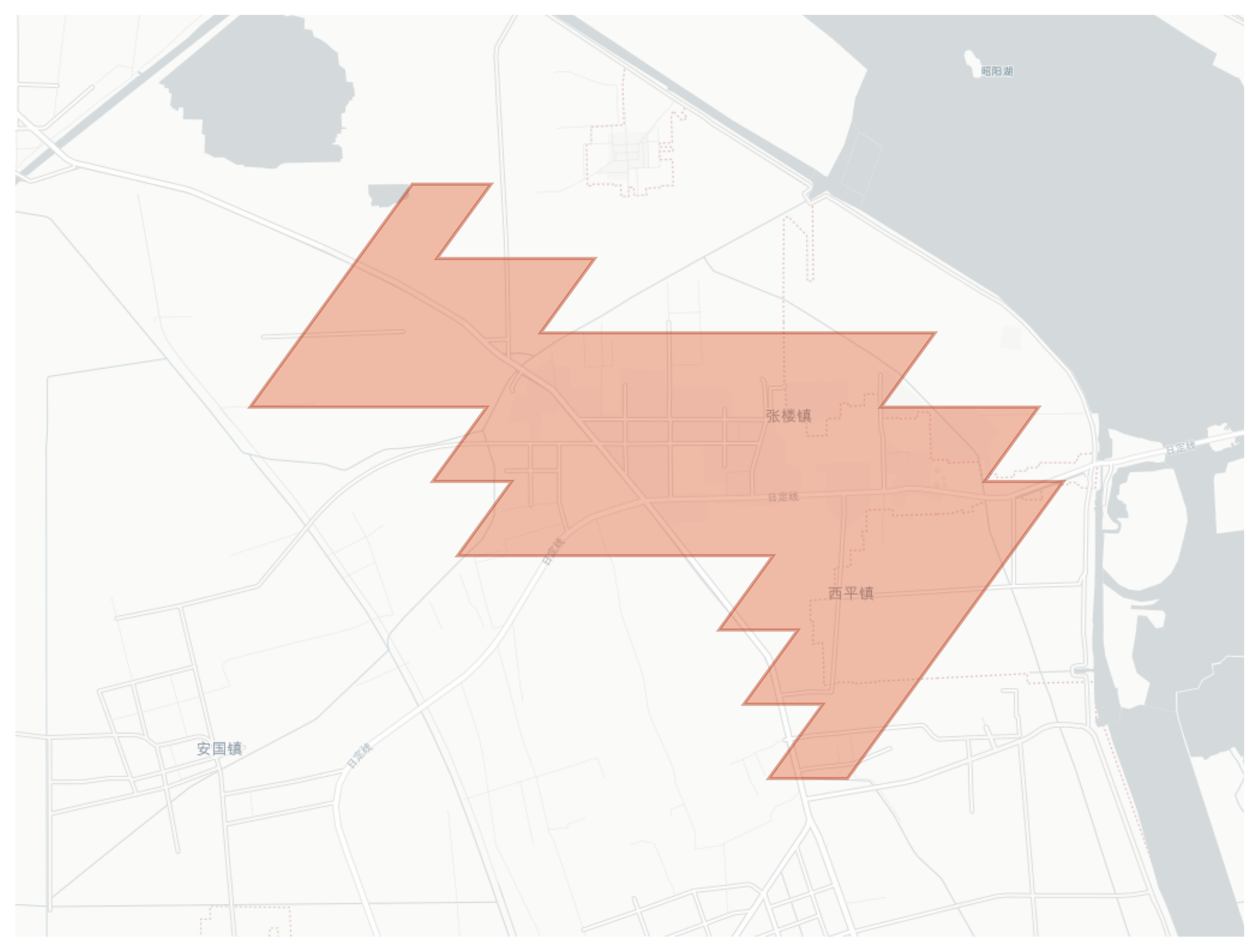 Xiping geographic map