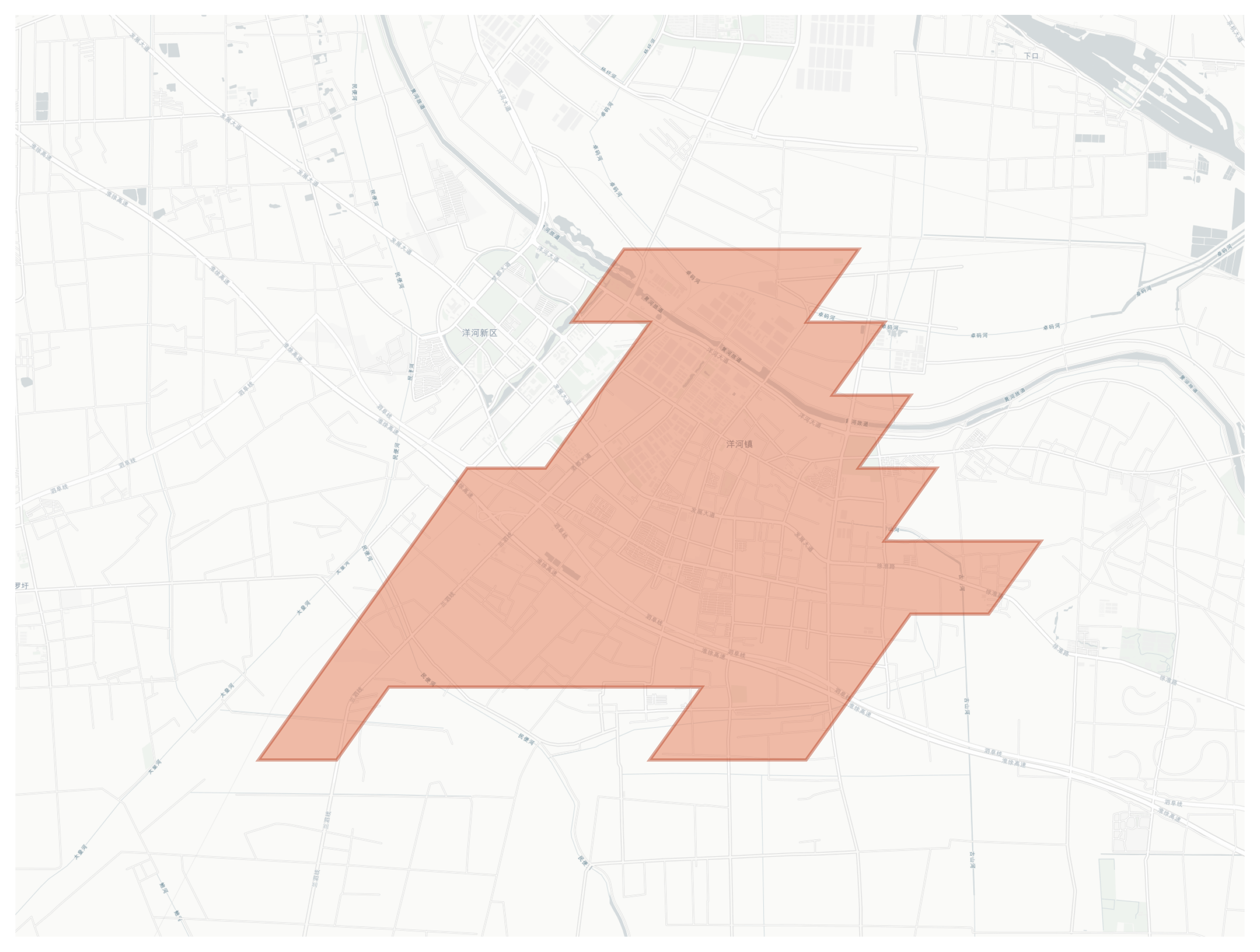 Yanghe geographic map