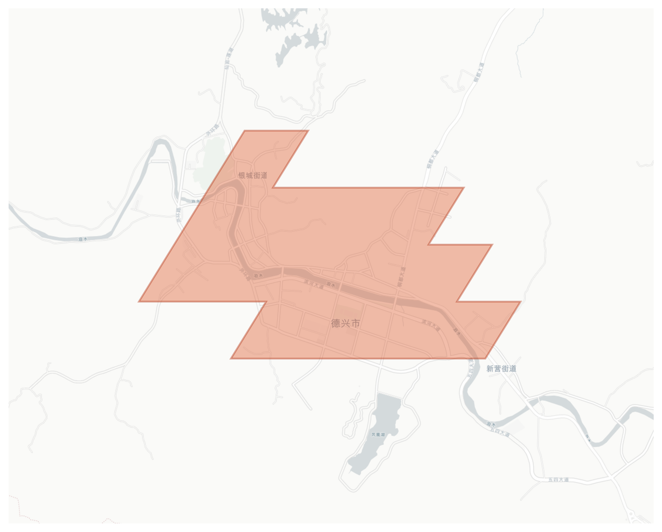 Dexing geographic map