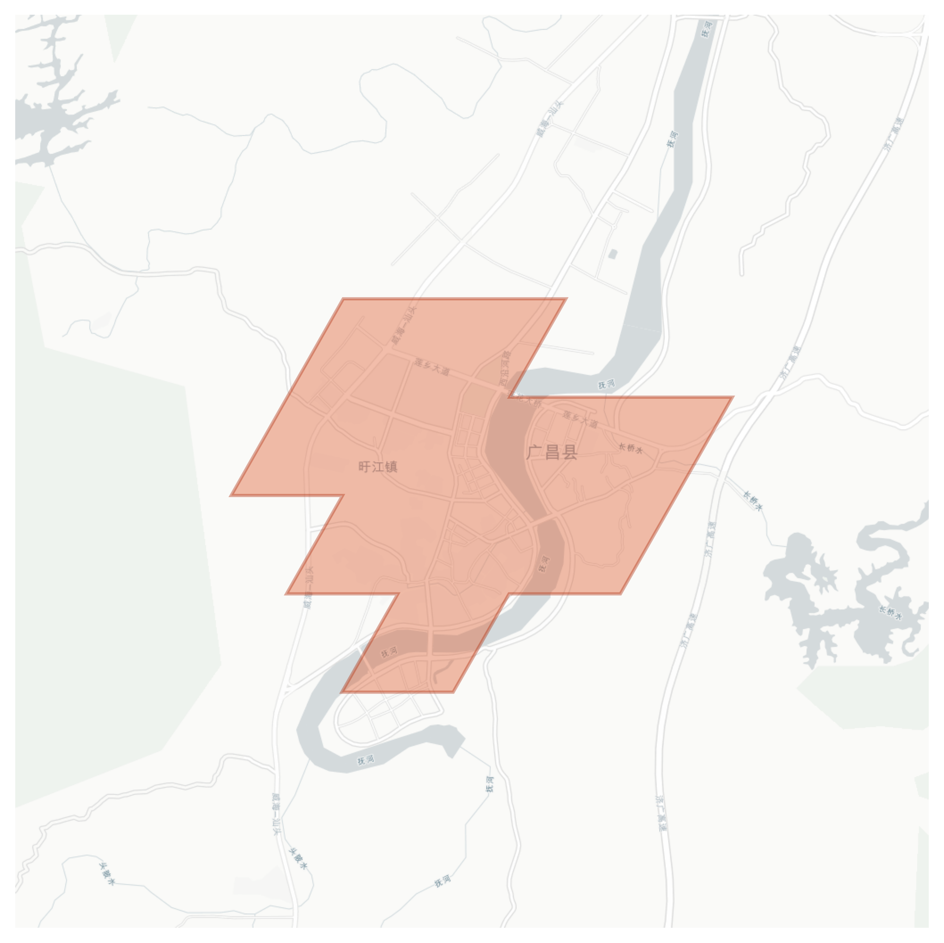 Guangchang geographic map