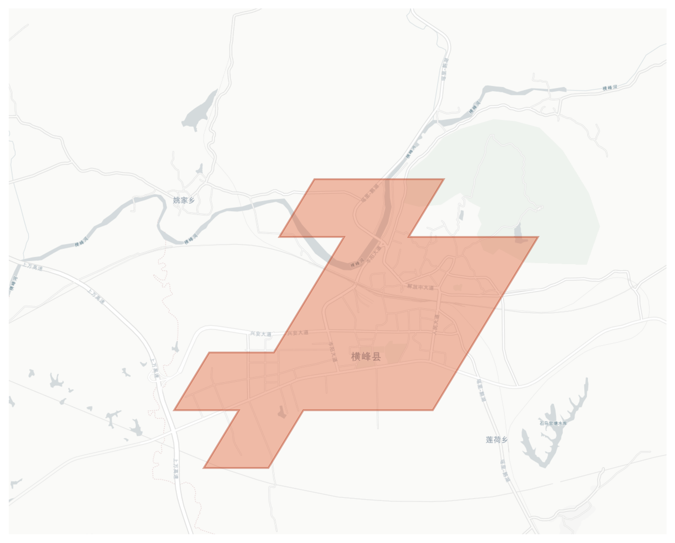 Hengfeng geographic map