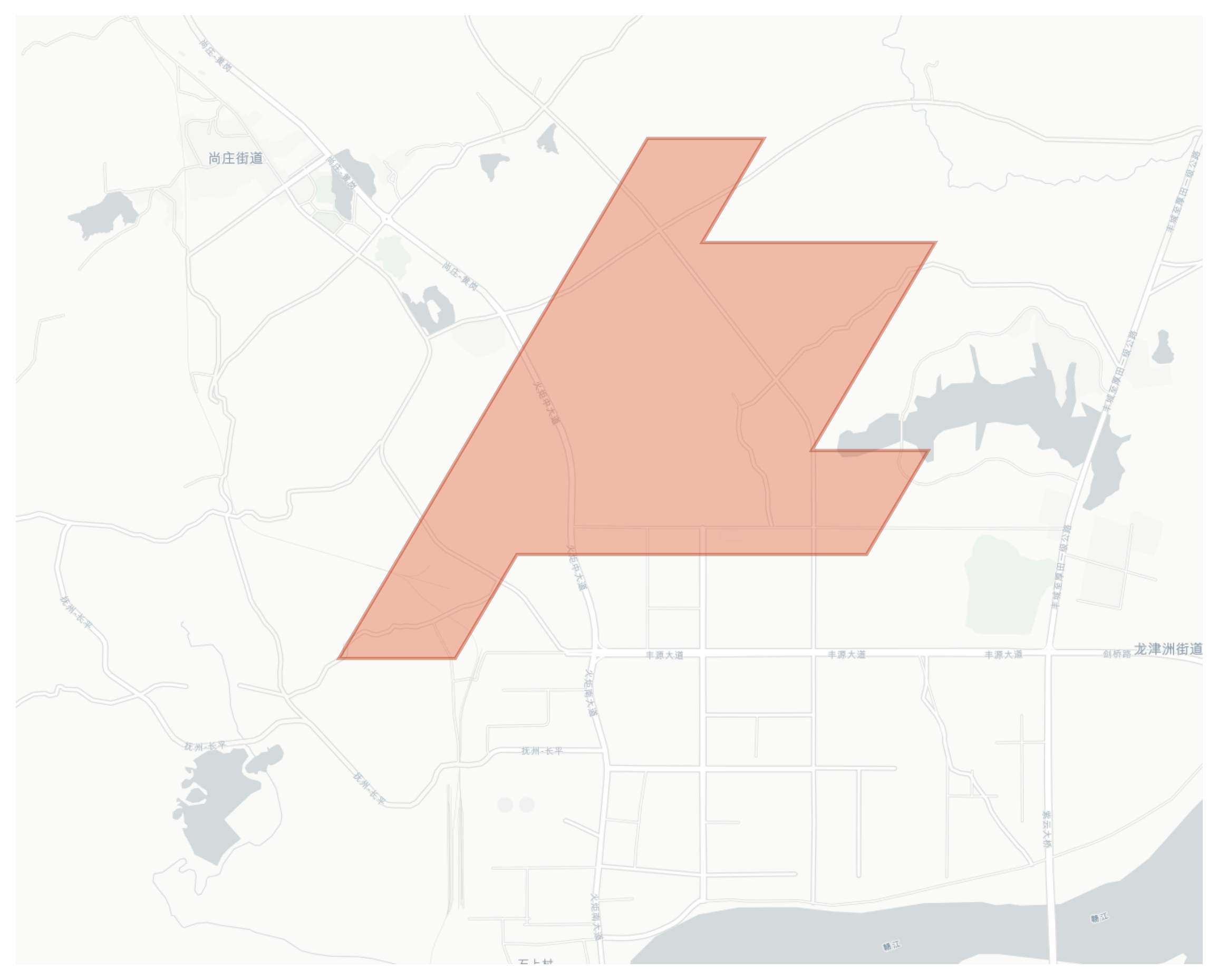 拖船镇 geographic map