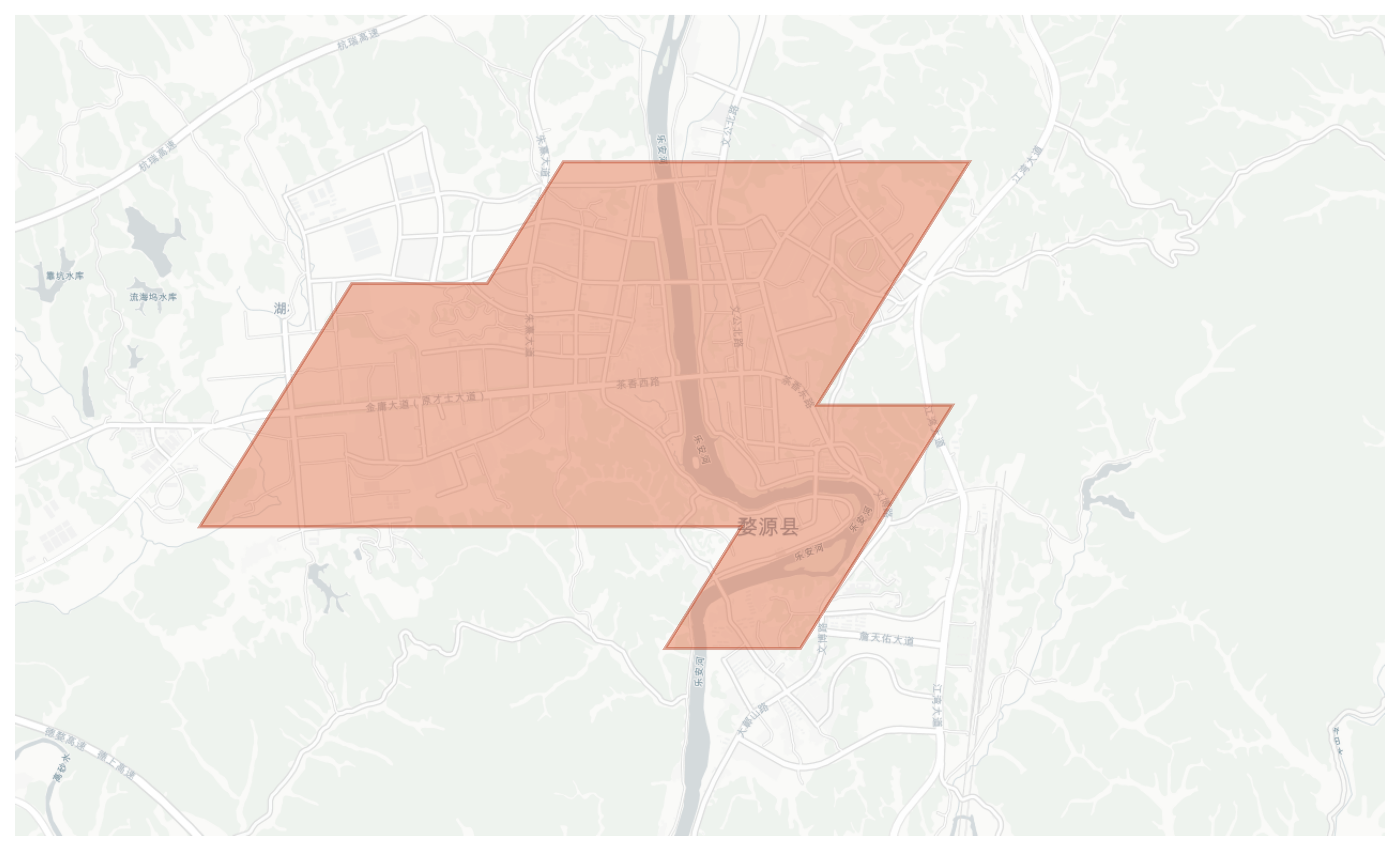 Wuyuan geographic map
