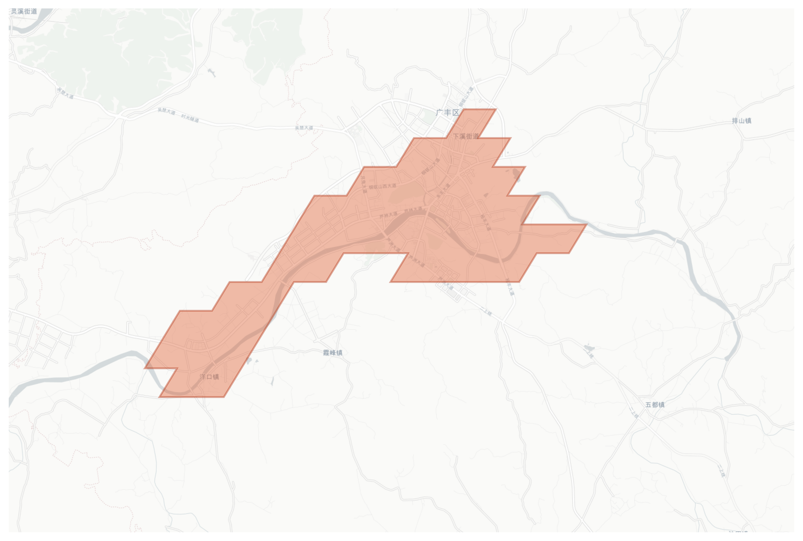 Yangkou geographic map