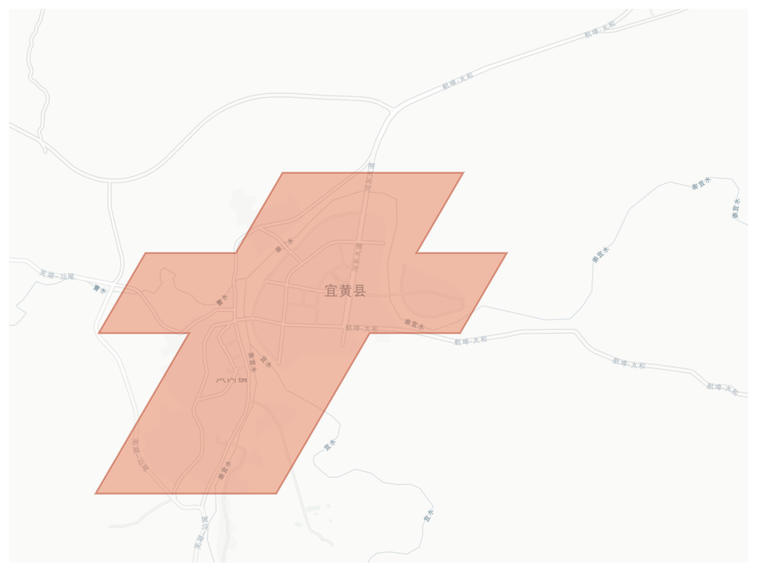 Yihuang geographic map