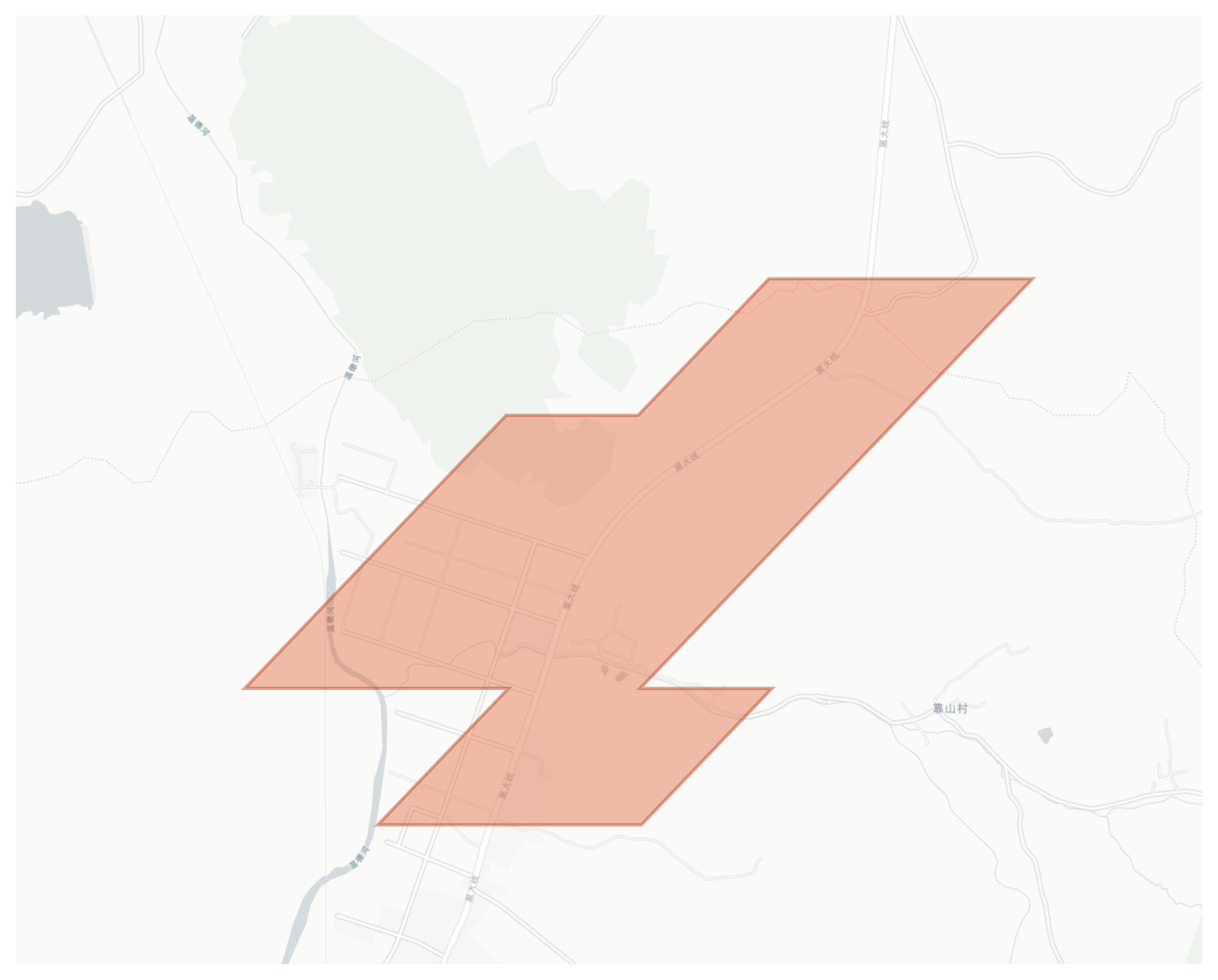 巴虎屯村 geographic map