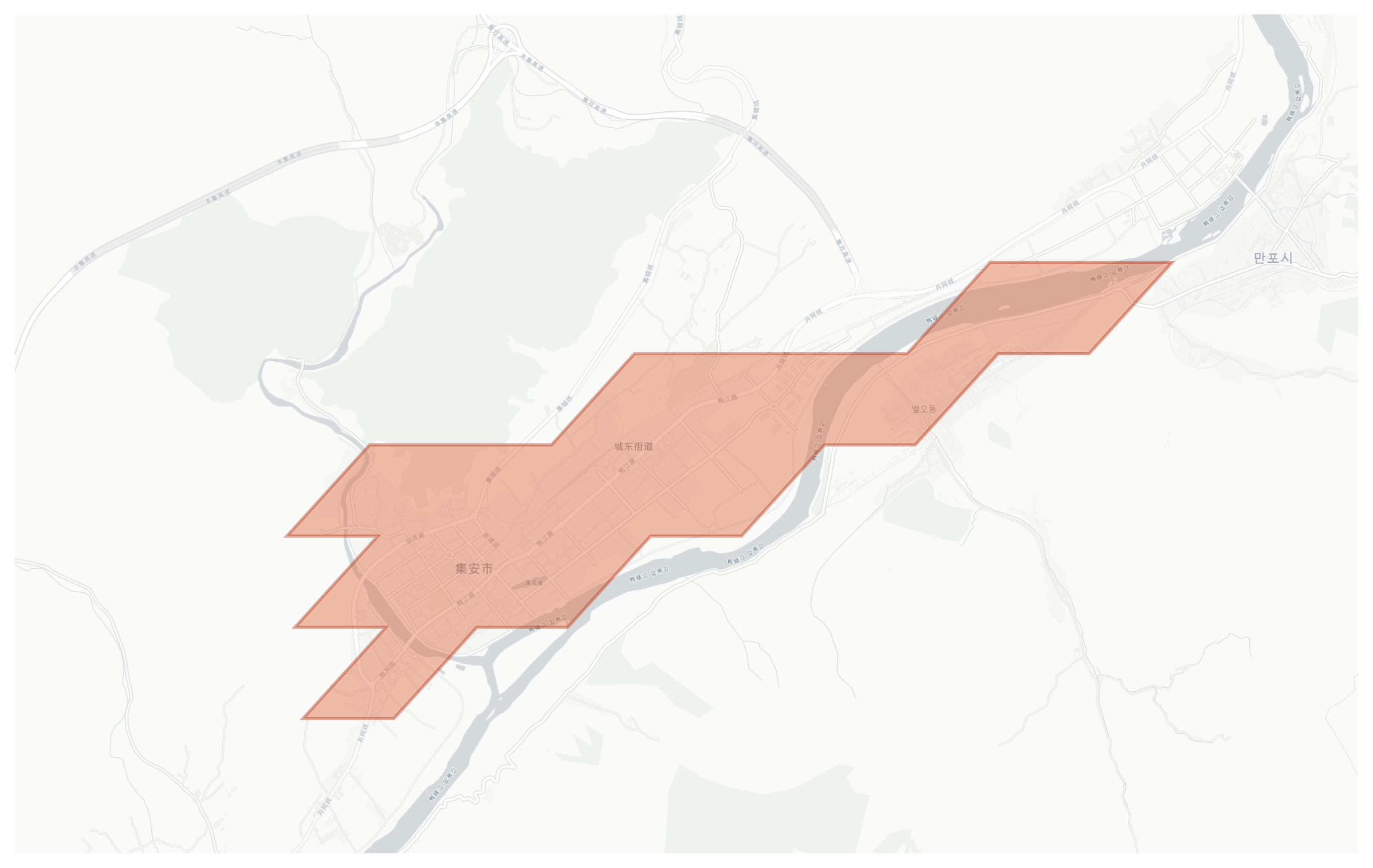 Ji'an geographic map