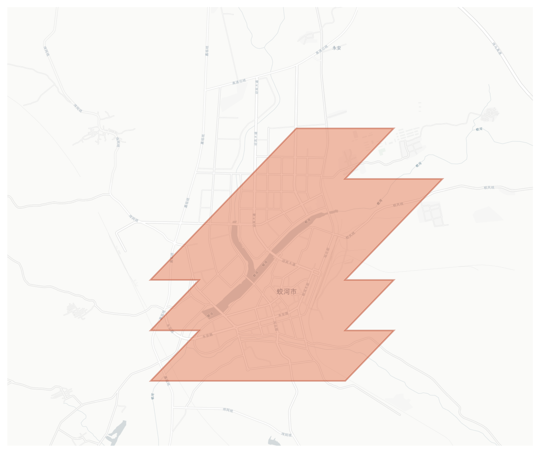 Jiaohe geographic map