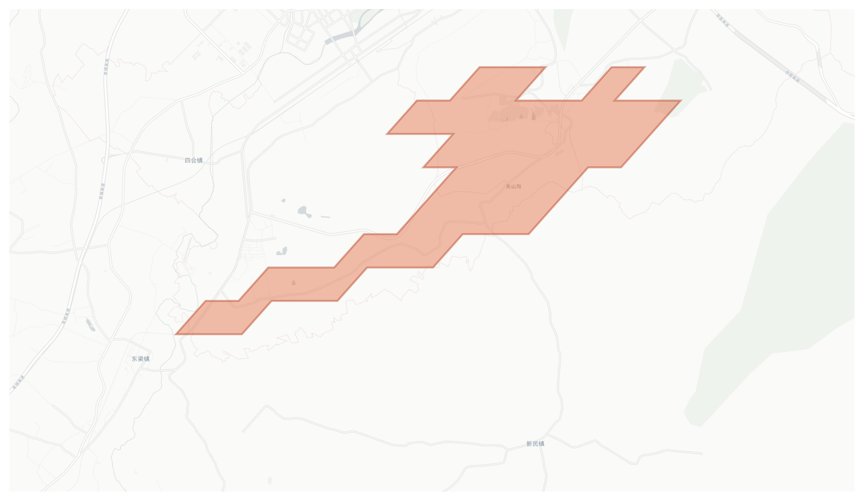 Dongliang geographic map