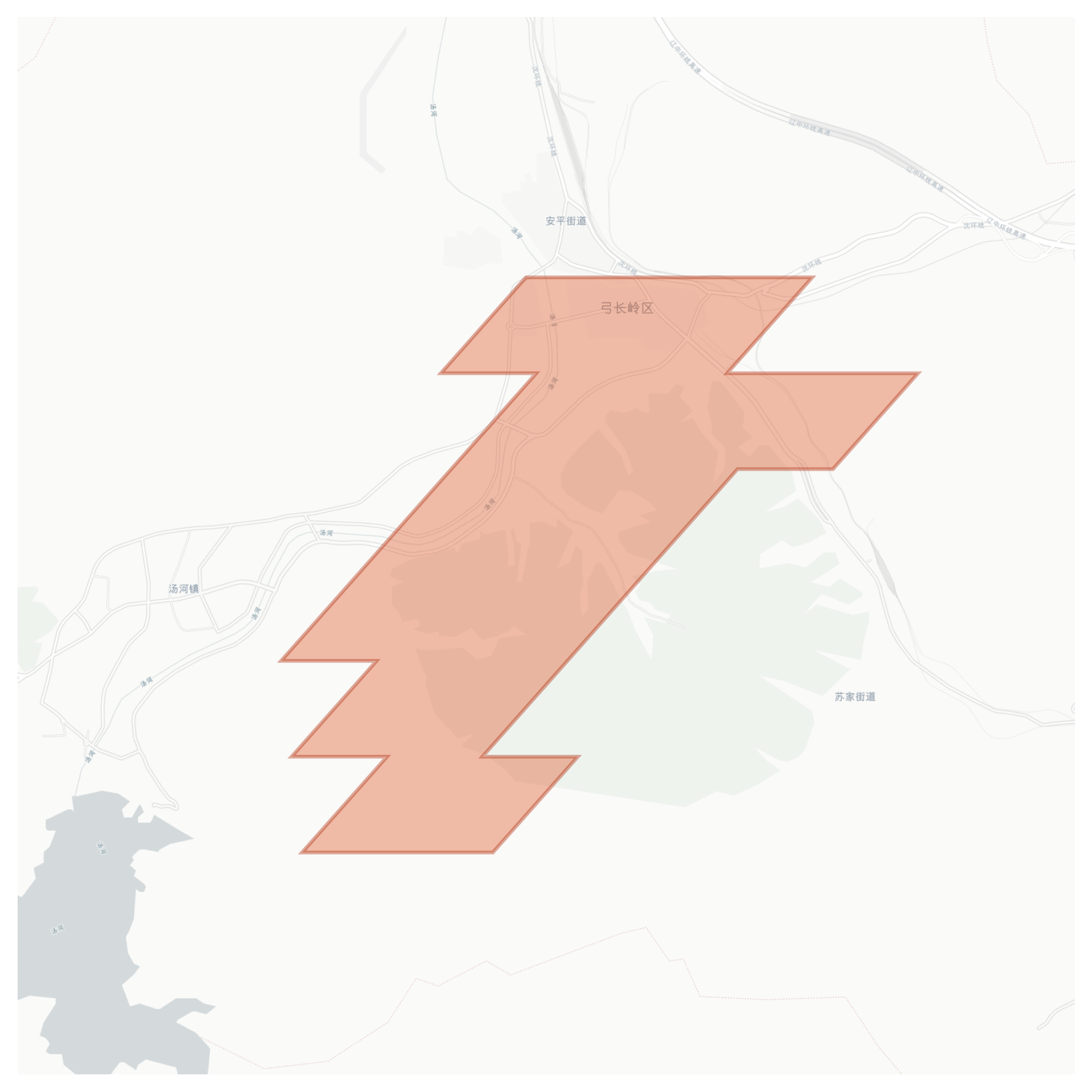 Gongchangling geographic map