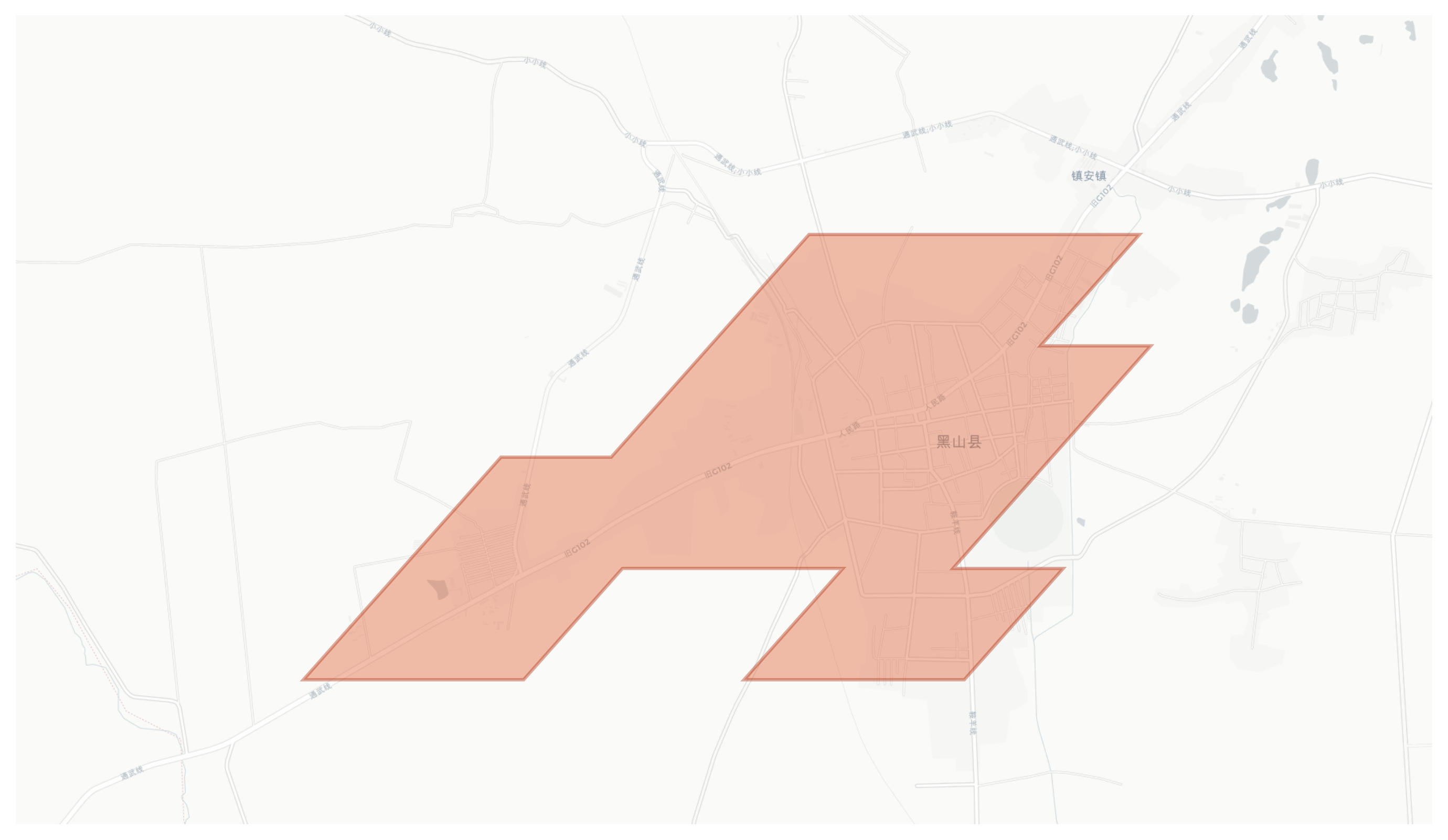 Heishan geographic map