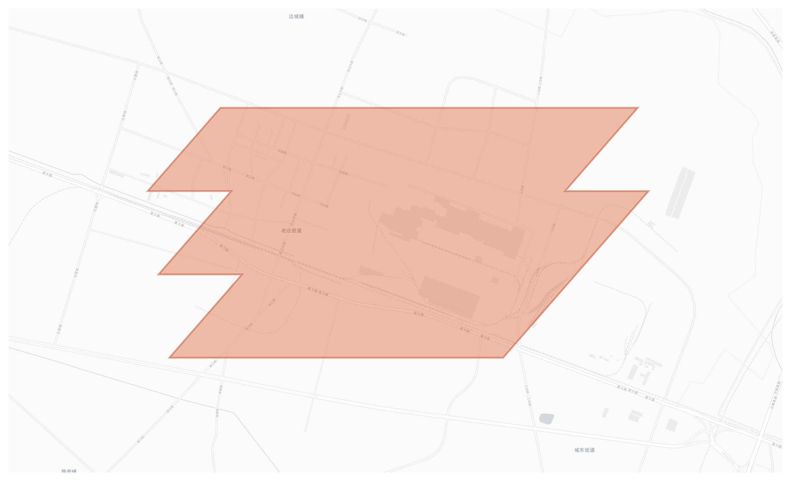 Laobian geographic map