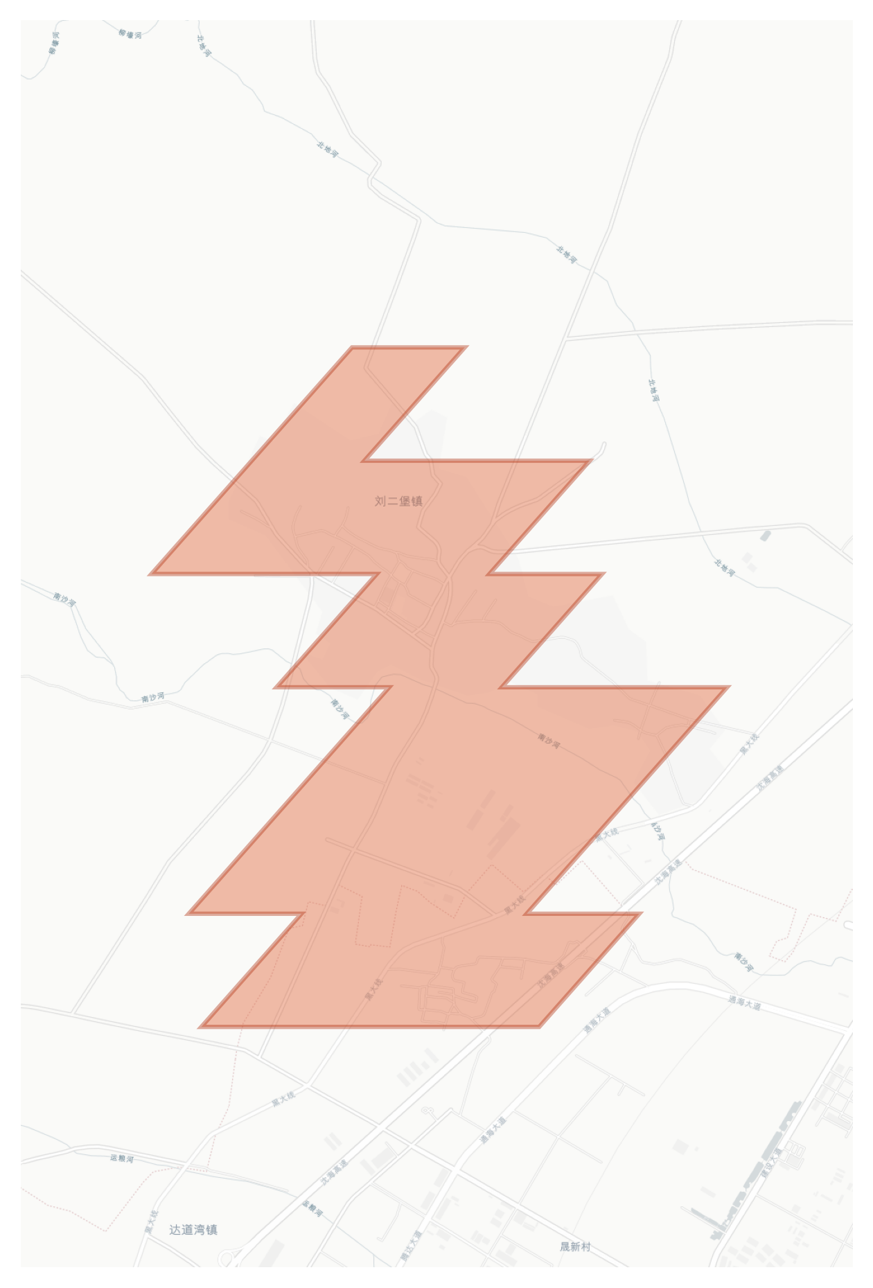 Liu'erbao geographic map