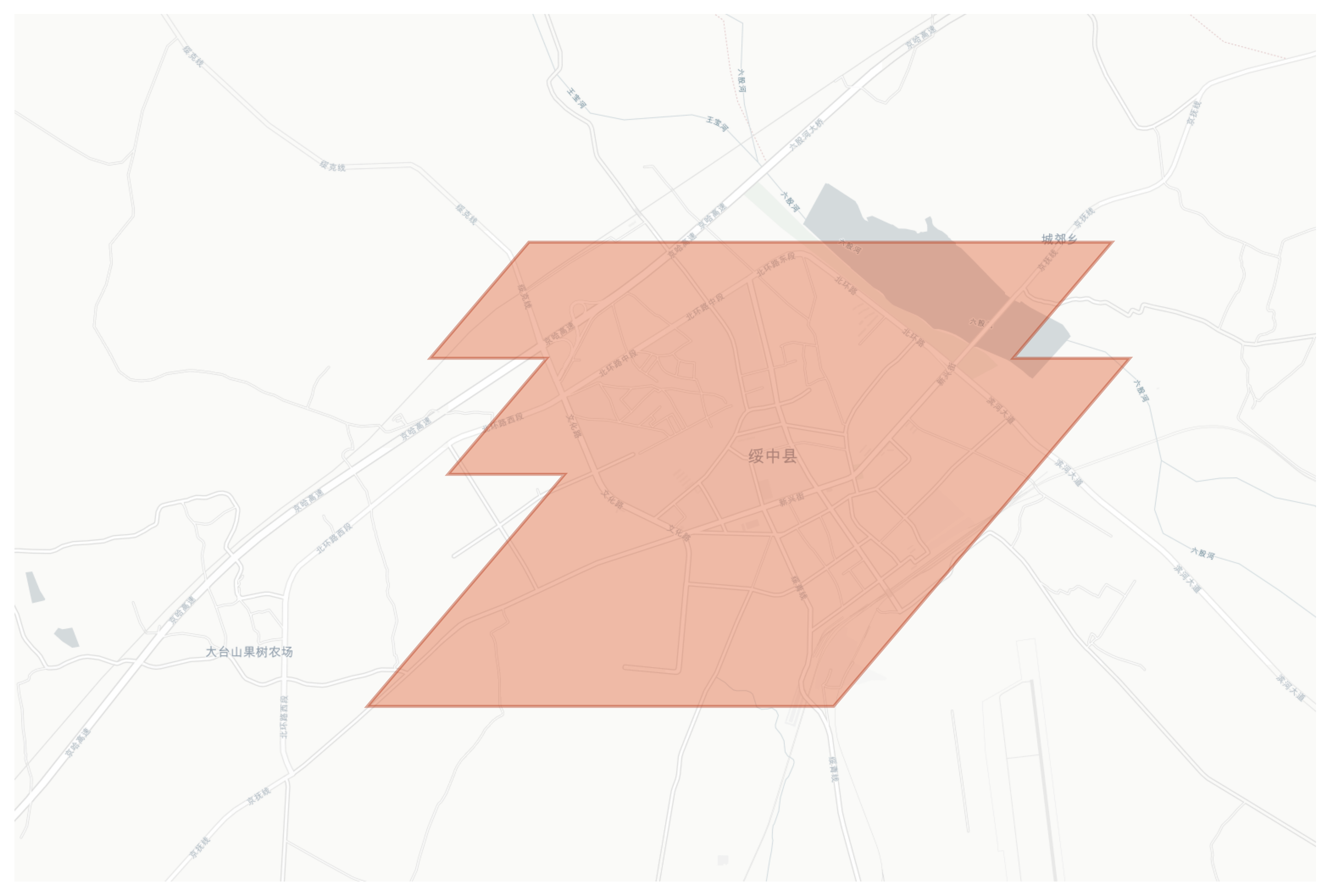 Suizhong geographic map