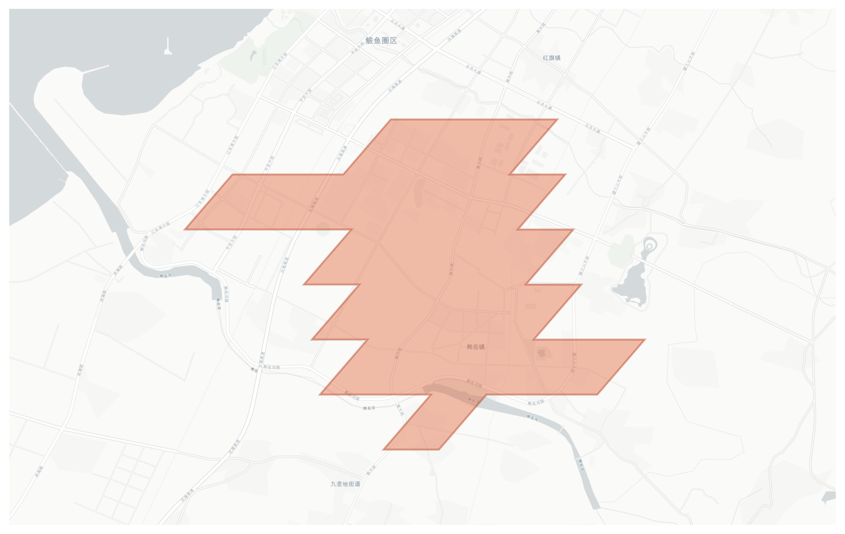 Xiongyue geographic map