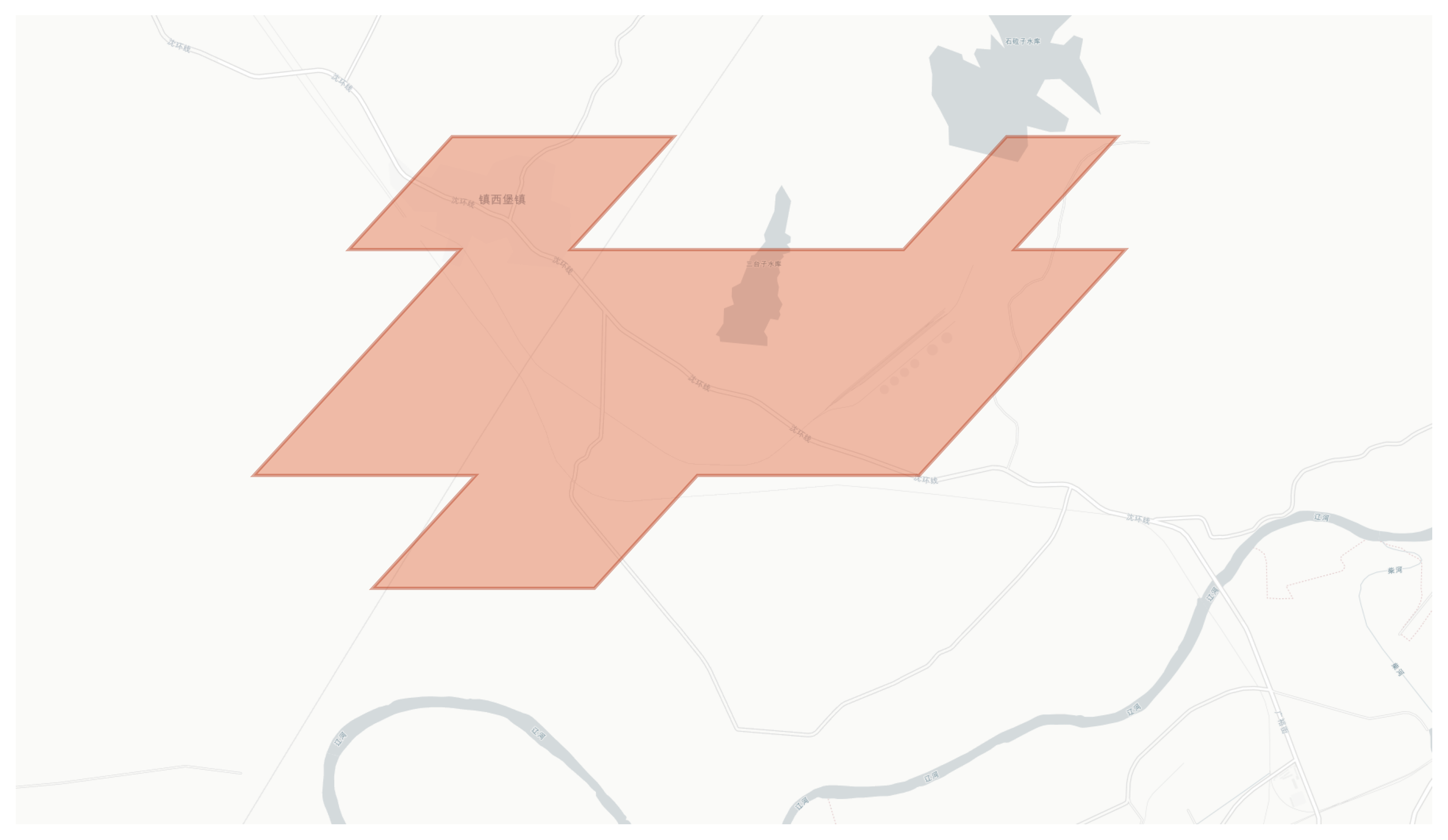 Zhenxiabo geographic map