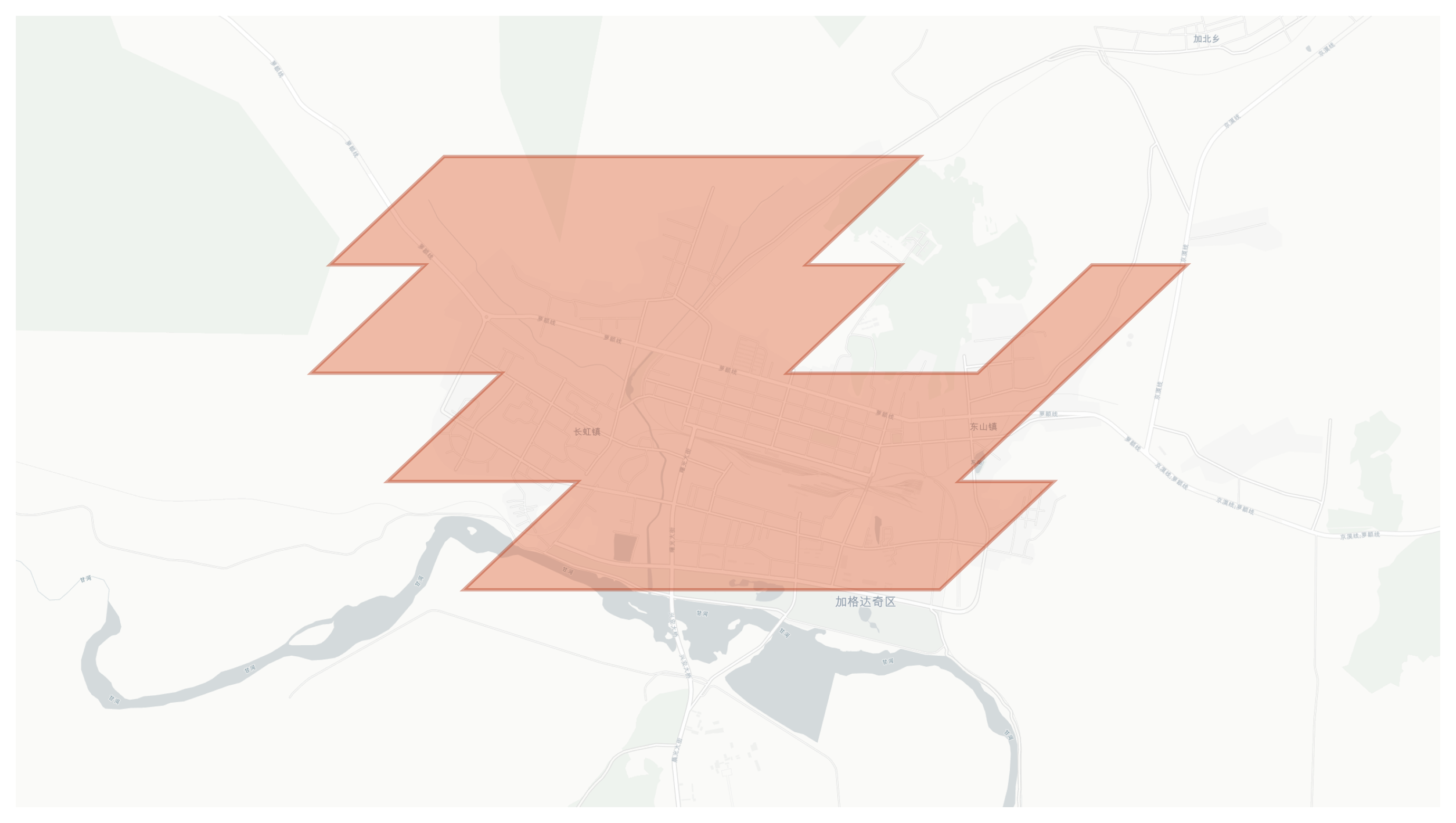 Changhong geographic map