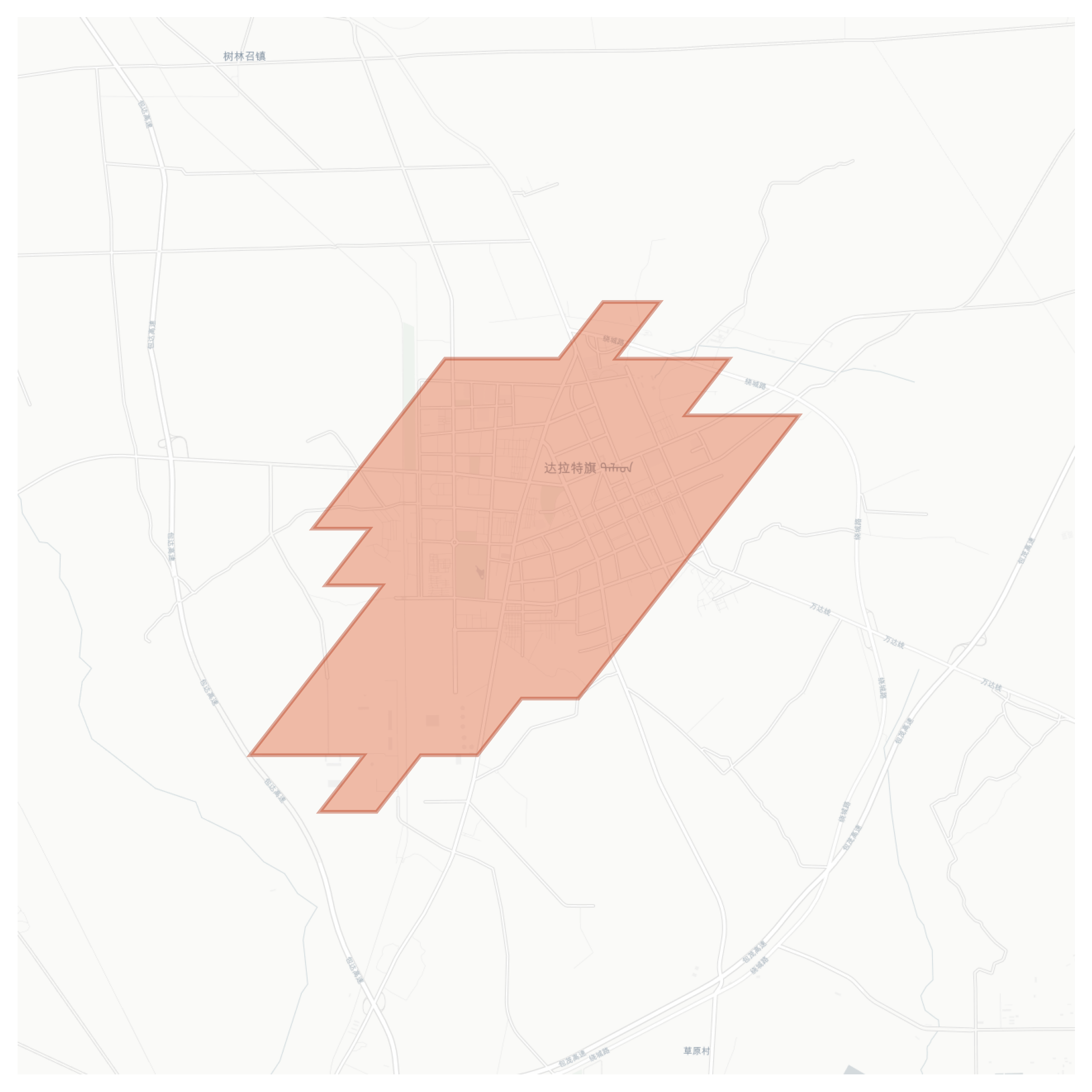 Dalad geographic map
