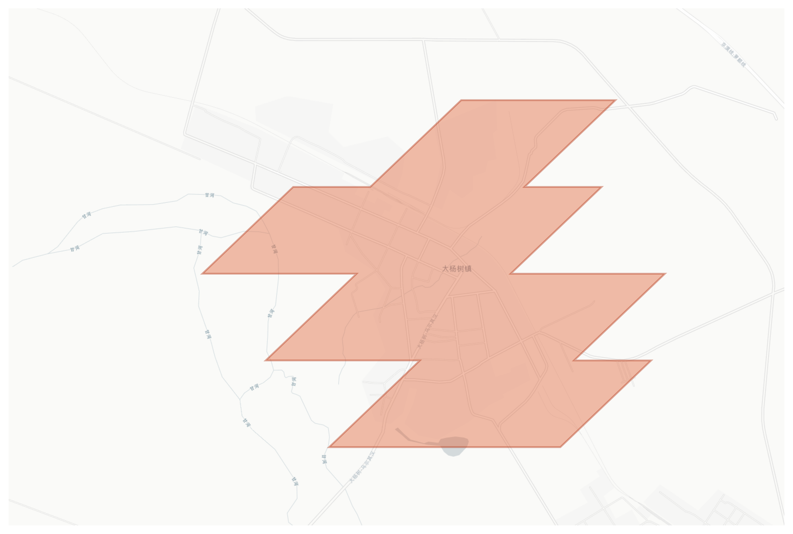 Dayangshu geographic map