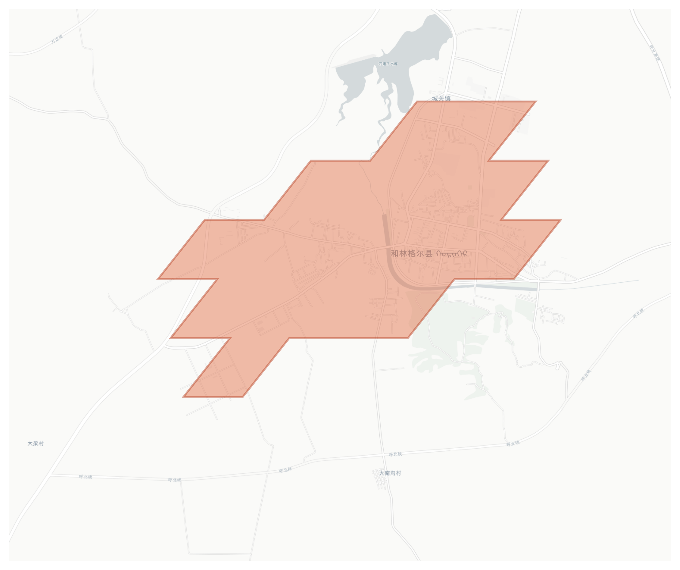 Horinger geographic map