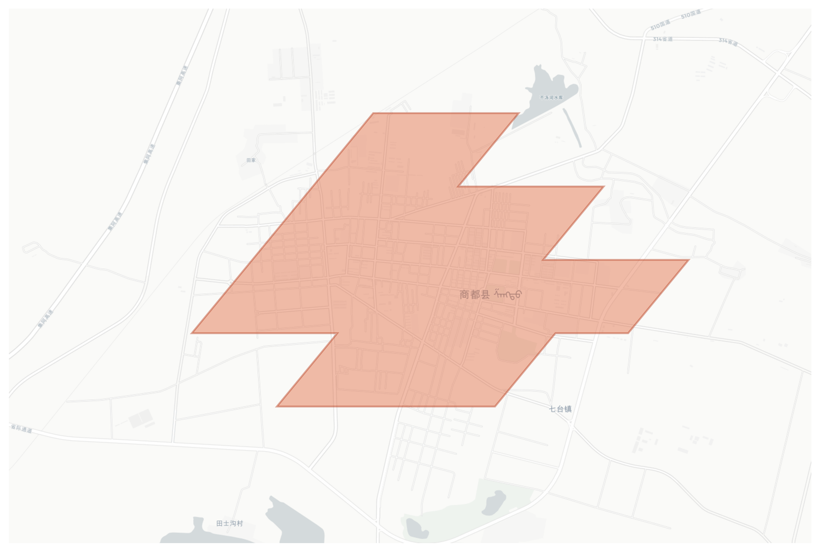 Shangdu geographic map