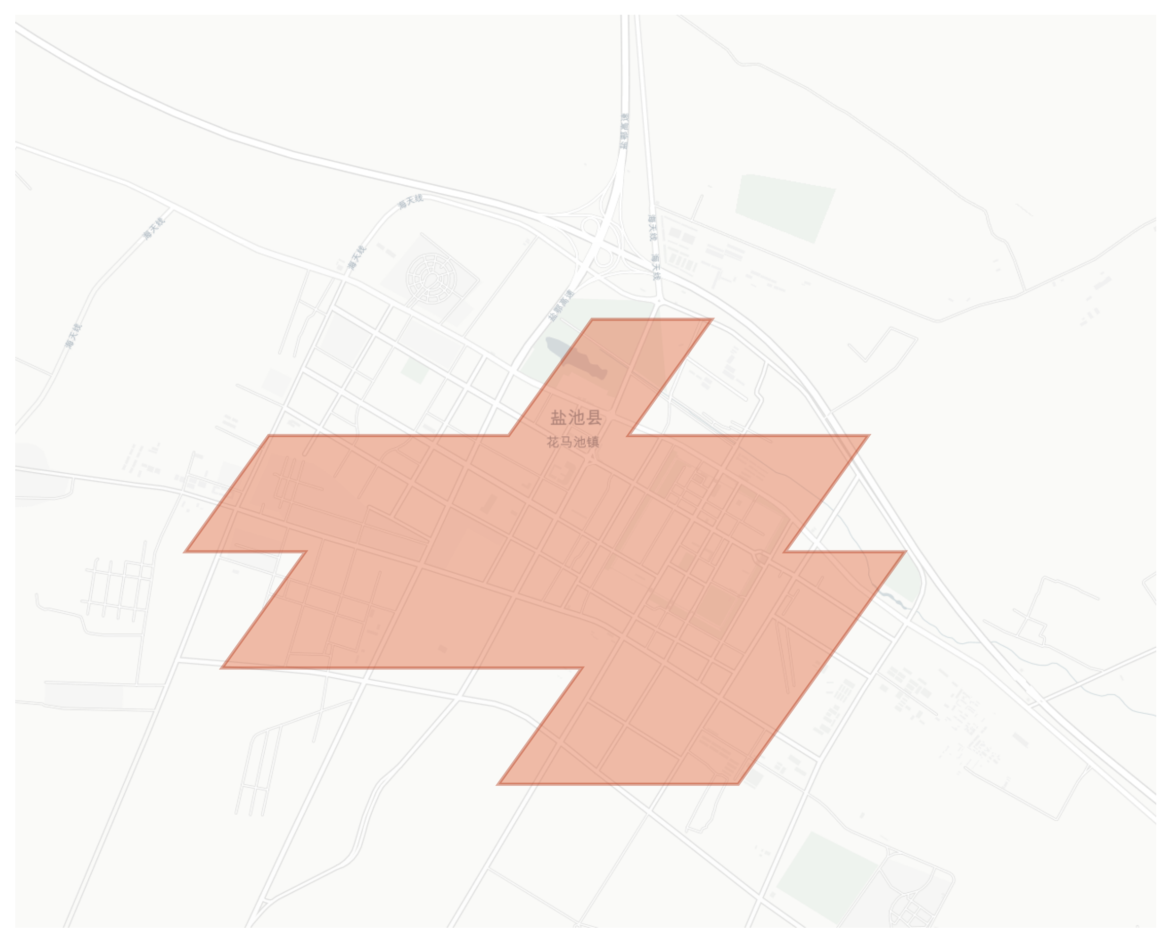 Yanchi geographic map