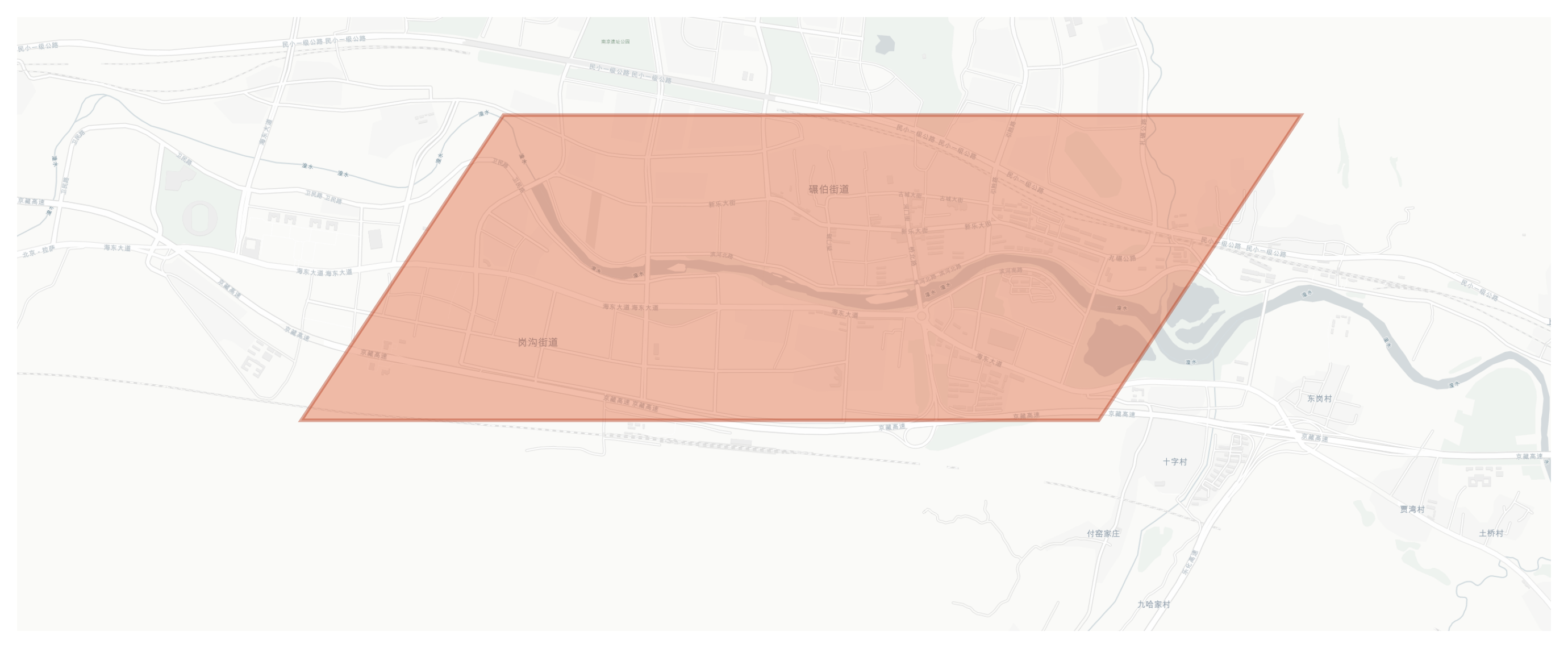 Haidong geographic map