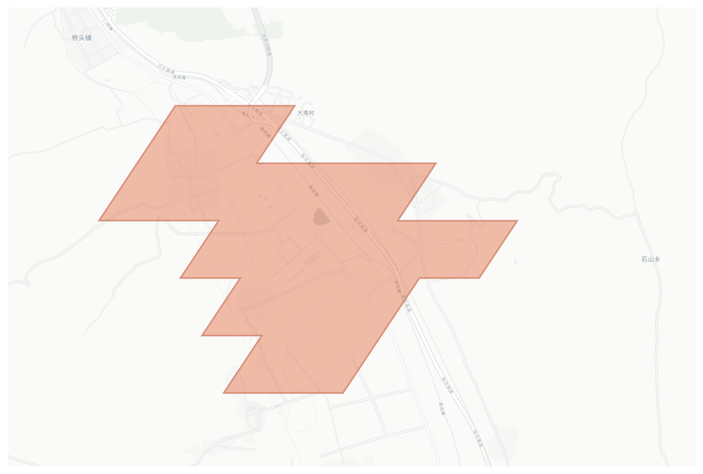 Shangguancun geographic map