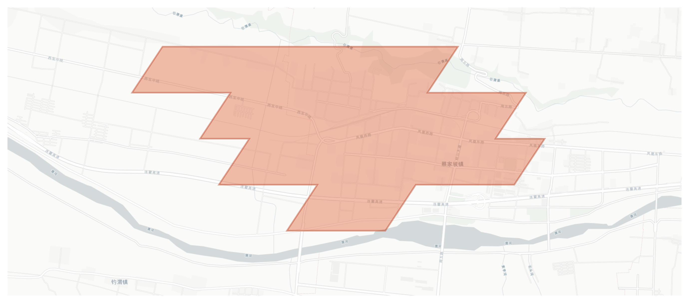 Caijiapo geographic map