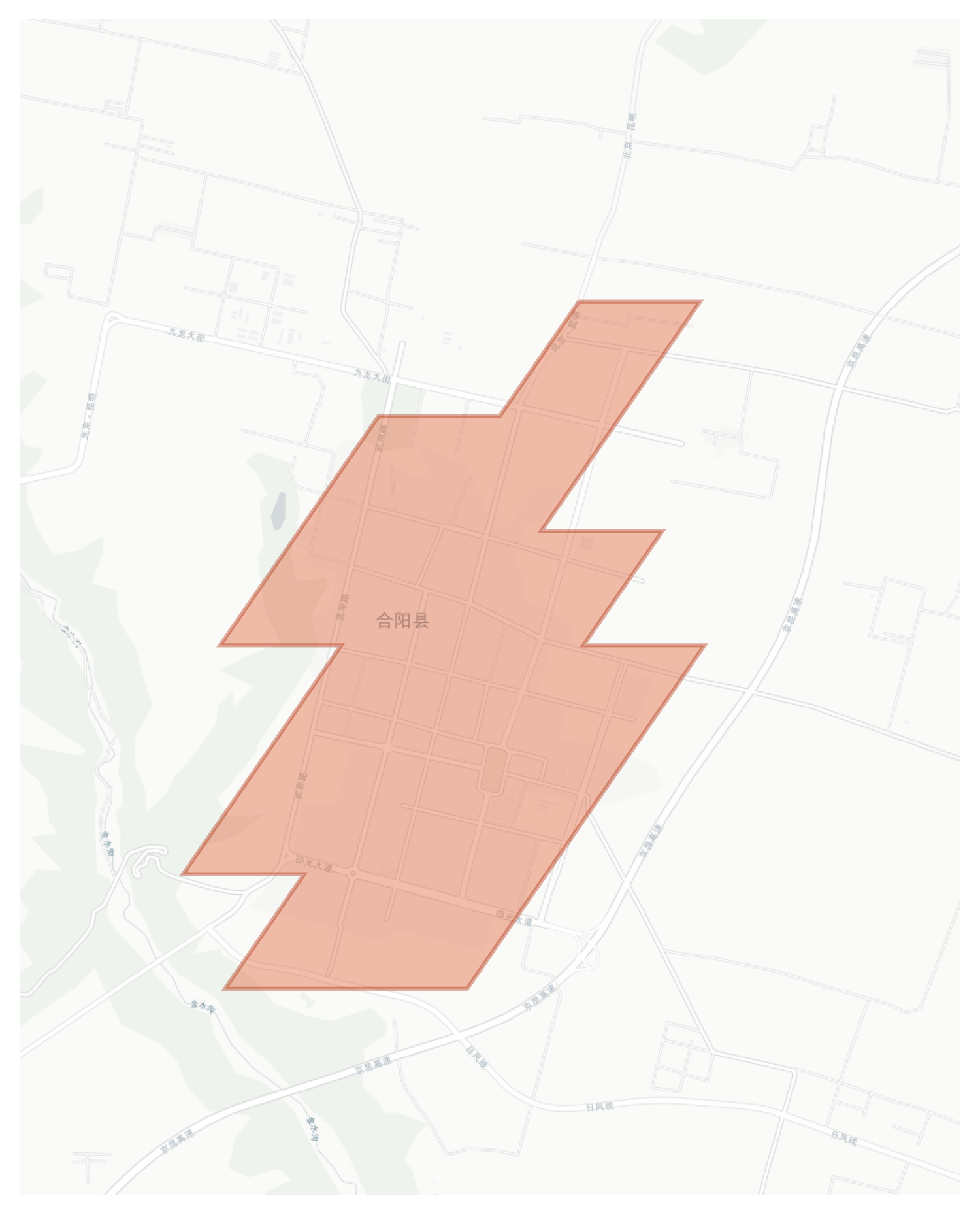 Heyang geographic map