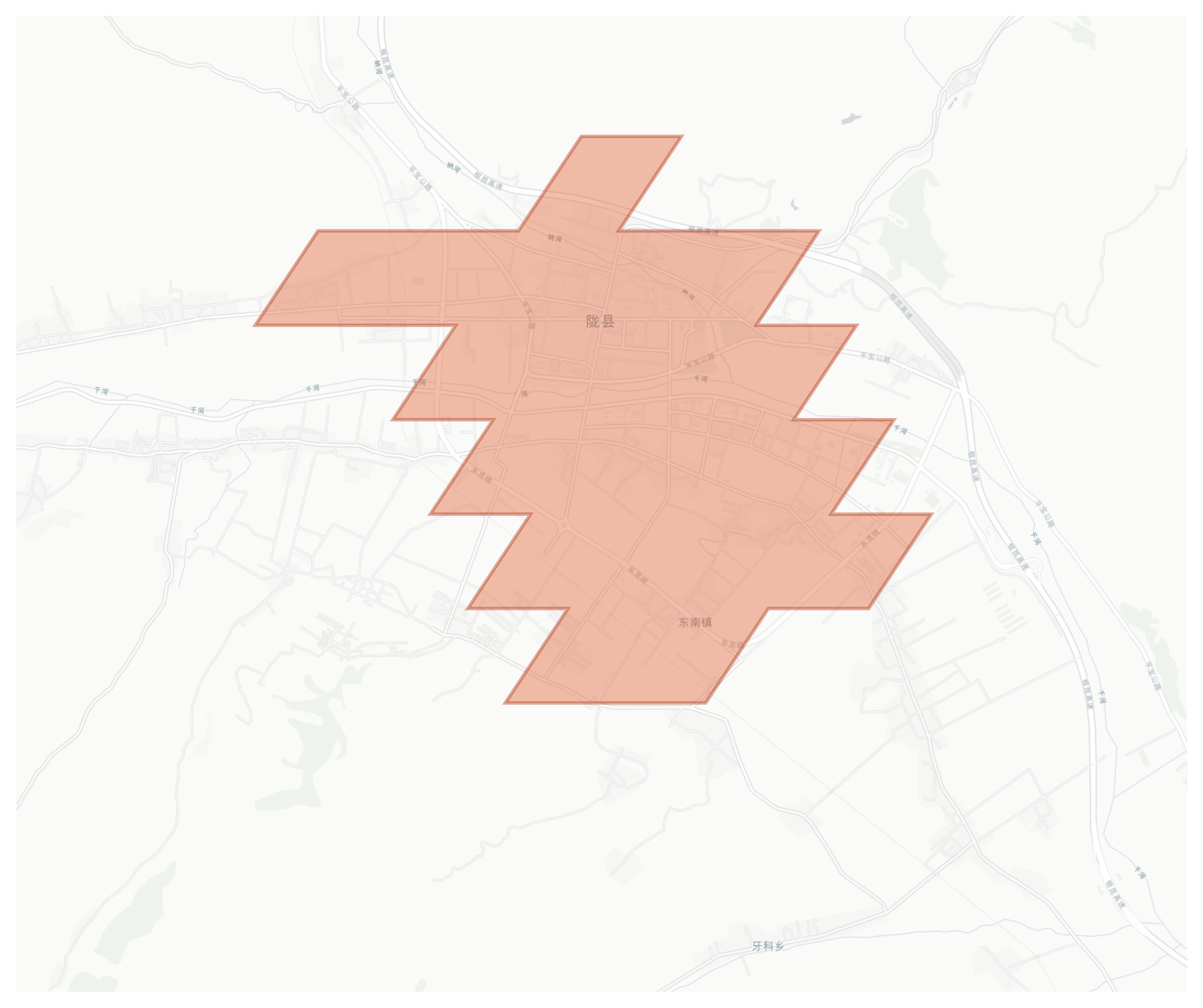 Longxian geographic map