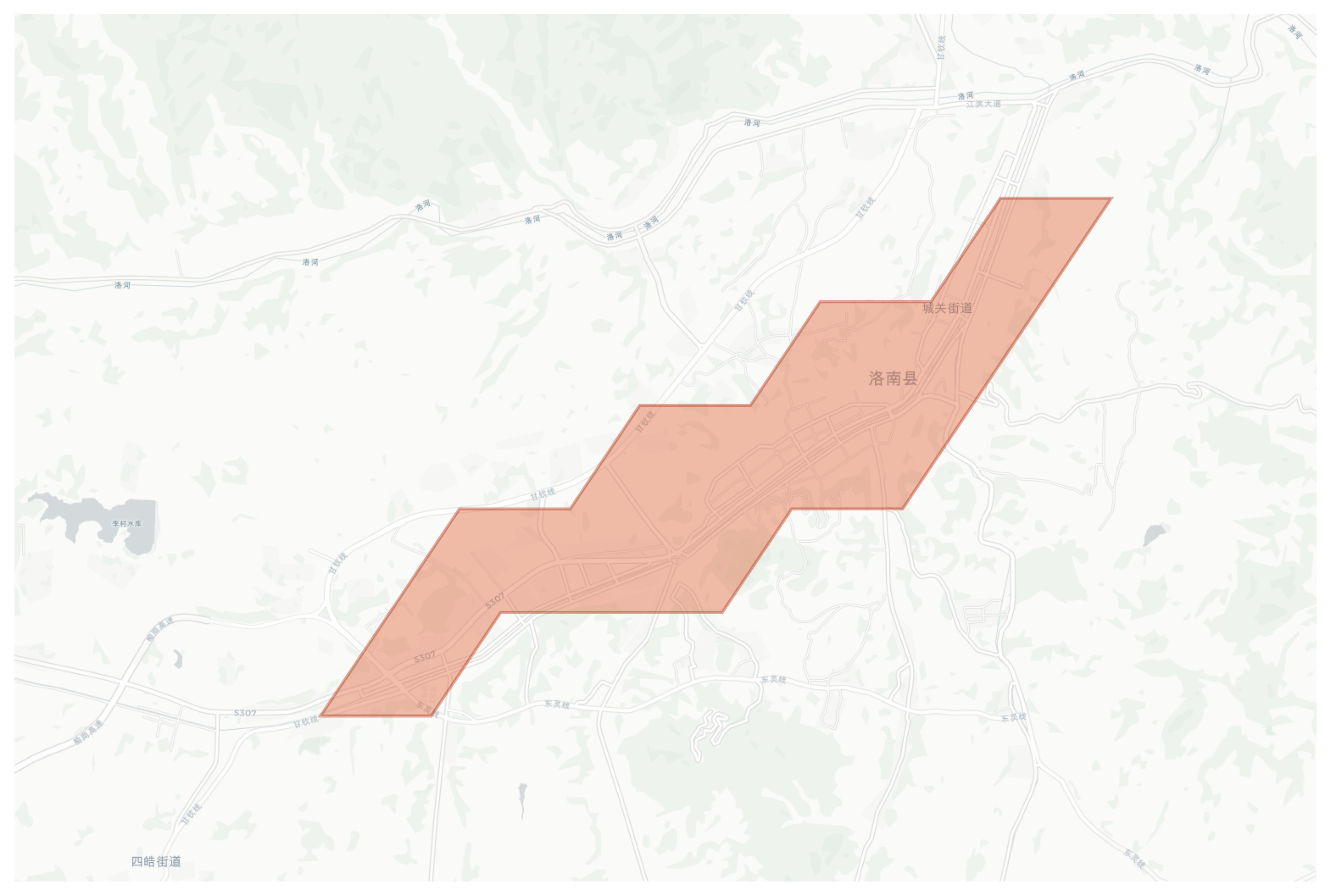 Luonan geographic map
